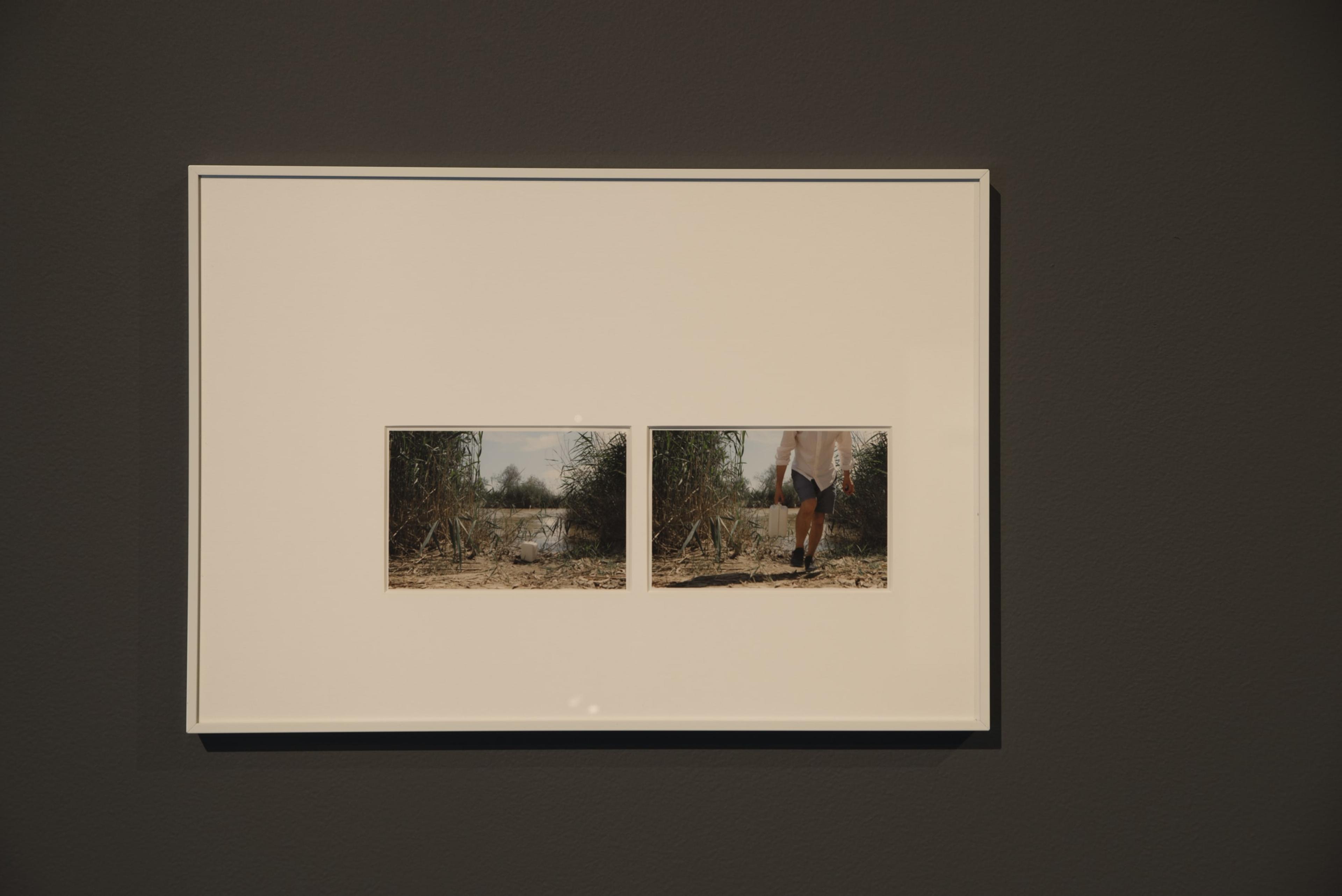 Installation view of Dane Mitchell, Meander Collection, 2015, c-print, framed, Victoria University of Wellington Art Collection, purchased 2018, in the exhibition Solid State: Works from the Victoria University of Wellington Art Collection, 6 October – 20 December 2018, Adam Art Gallery Te Pātaka Toi.
