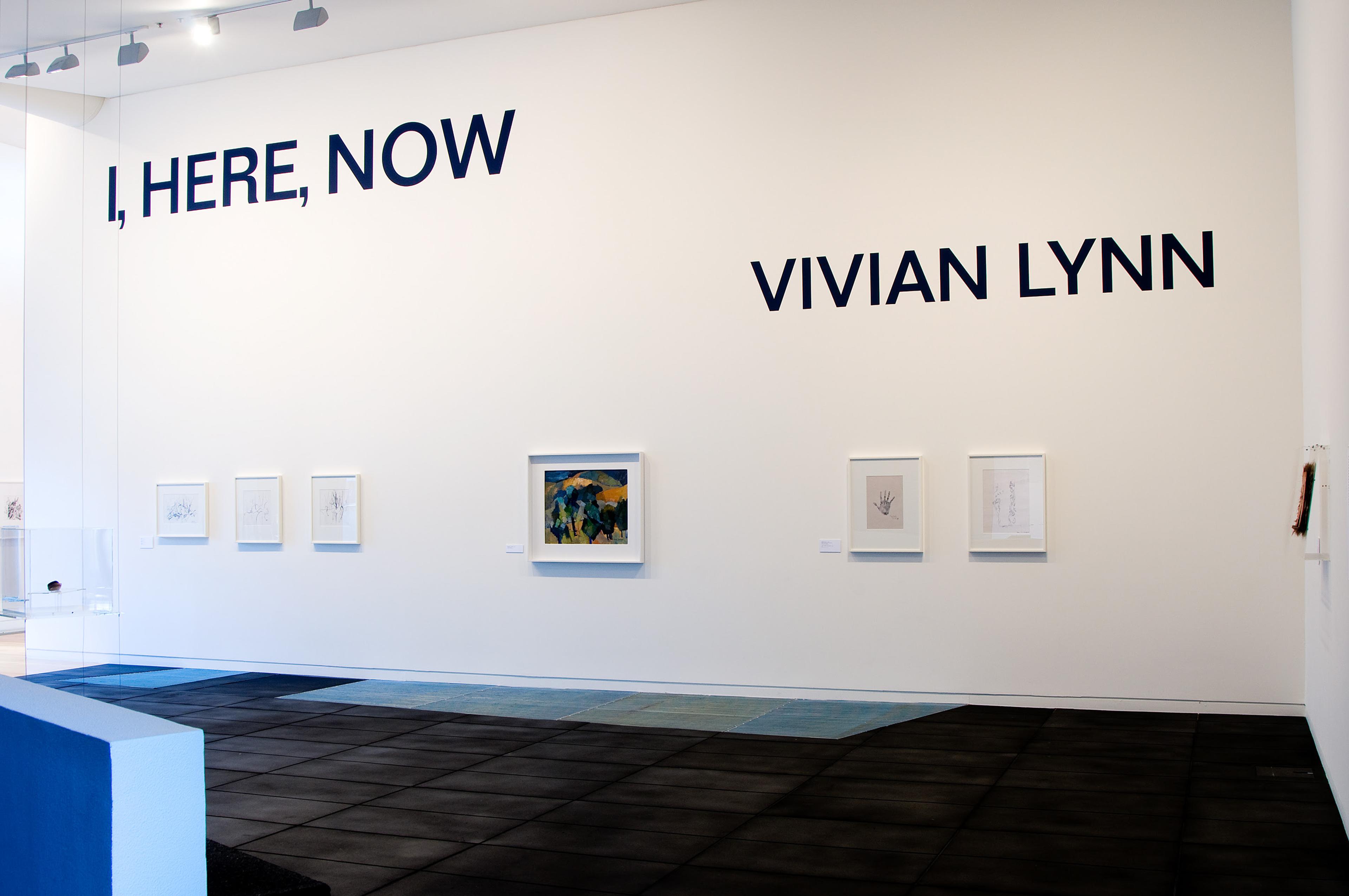 Installation view, I, HERE, NOW Vivian Lynn, Adam Art Gallery Te Pātaka Toi, Victoria University of Wellington, 2008