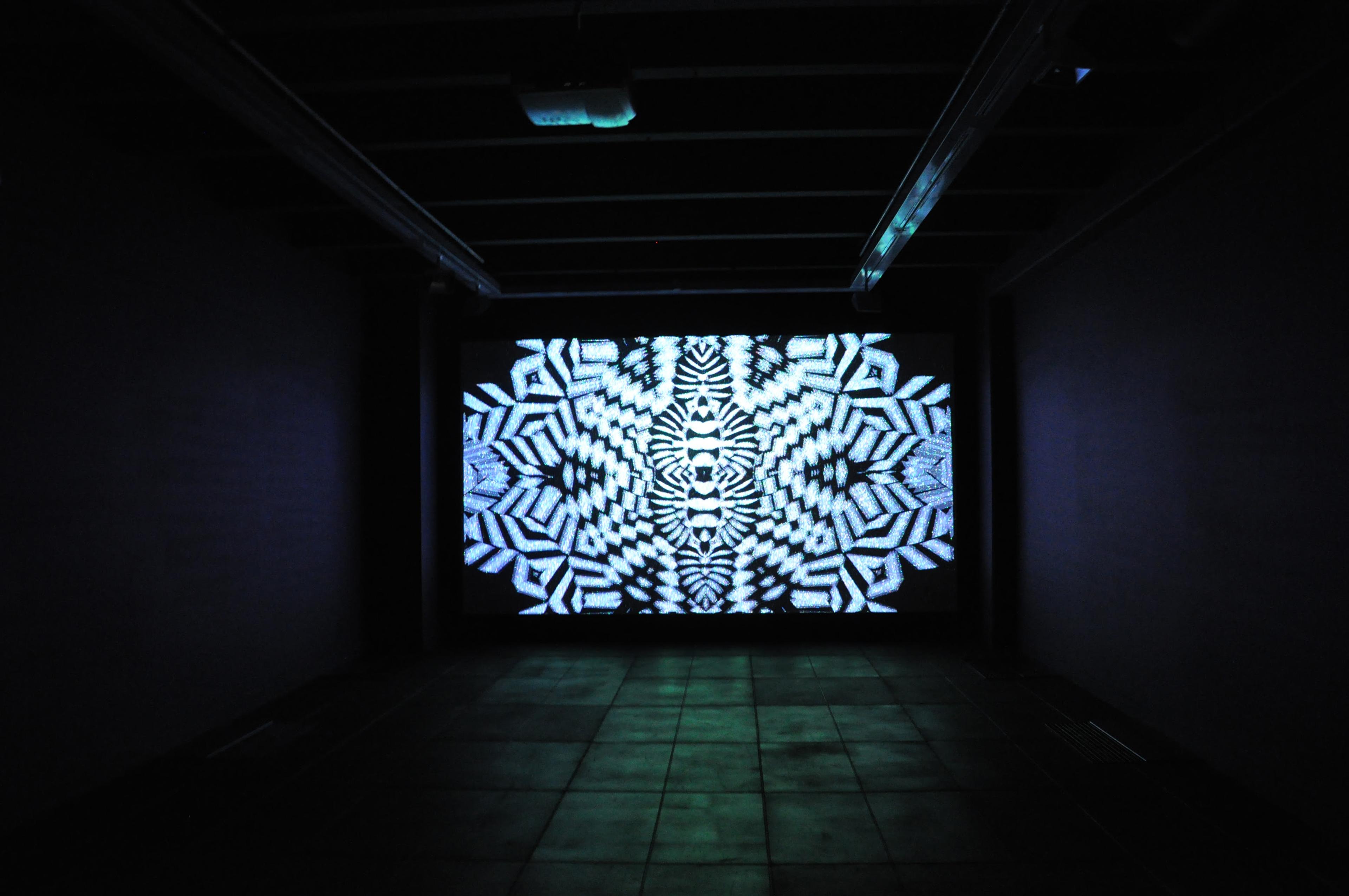 Reuben Paterson, Te Pūtahitanga ō Rehua, 2005-9. Installation view, Wall Works, Adam Art Gallery Te Pātaka Toi, Victoria University of Wellington, 2009