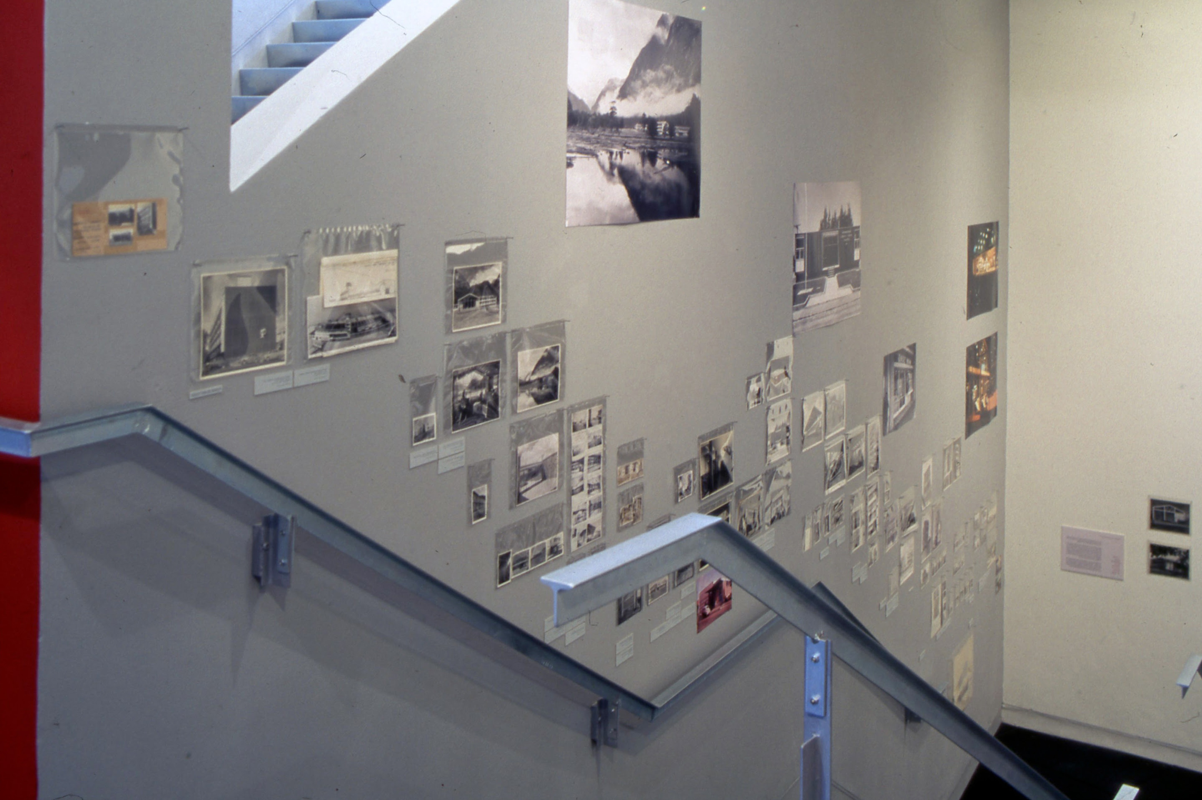 Installation view, Looking for the Local: Architecture and the New Zealand Modern, Adam Art Gallery Te Pātaka Toi, Victoria University of Wellington, 2000