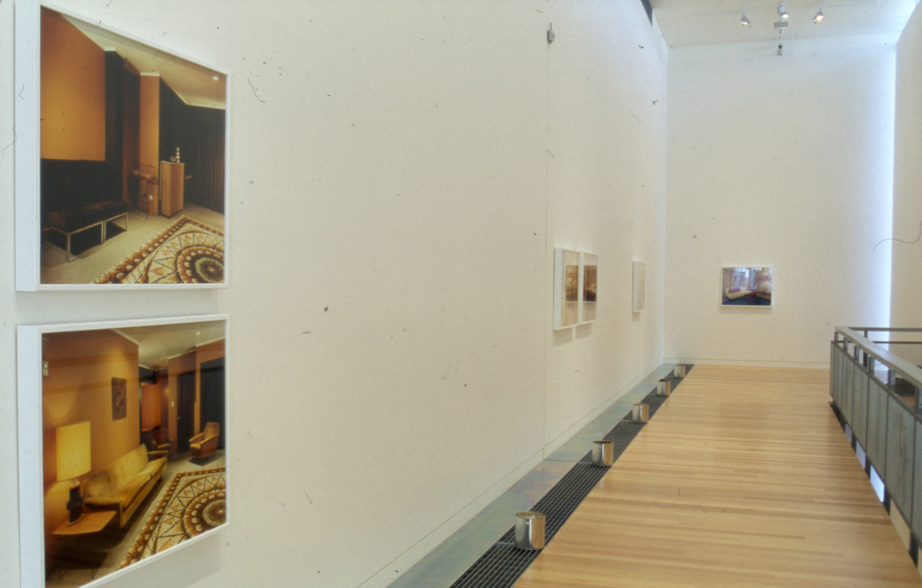 Installation view, Ann Shelton: Abigail's Party, Adam Art Gallery Te Pātaka Toi, Victoria University of Wellington, 2000
