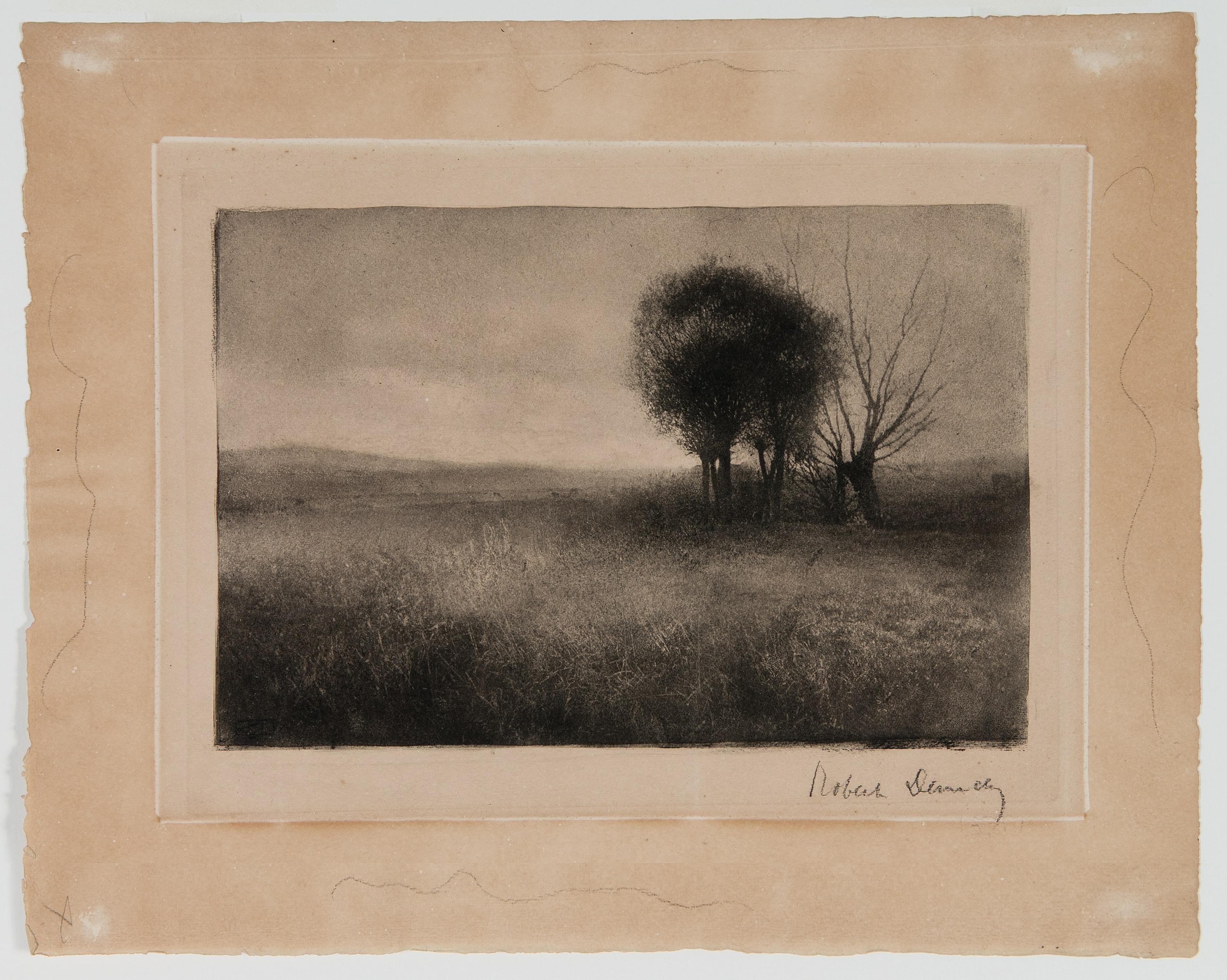 Robert Demachy, Landscape c,1890-1914, gum bichromate photograph. Collection of Sarjeant Gallery Te Whare o Rehua