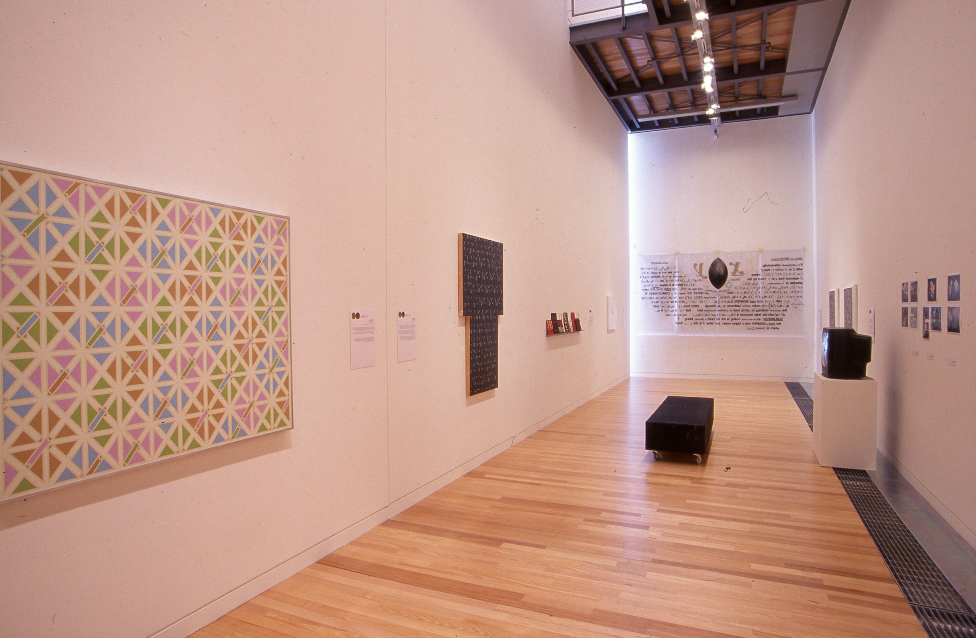 Installation view, The Numbers Game, Adam Art Gallery Te Pātaka Toi, Victoria University of Wellington, 2000