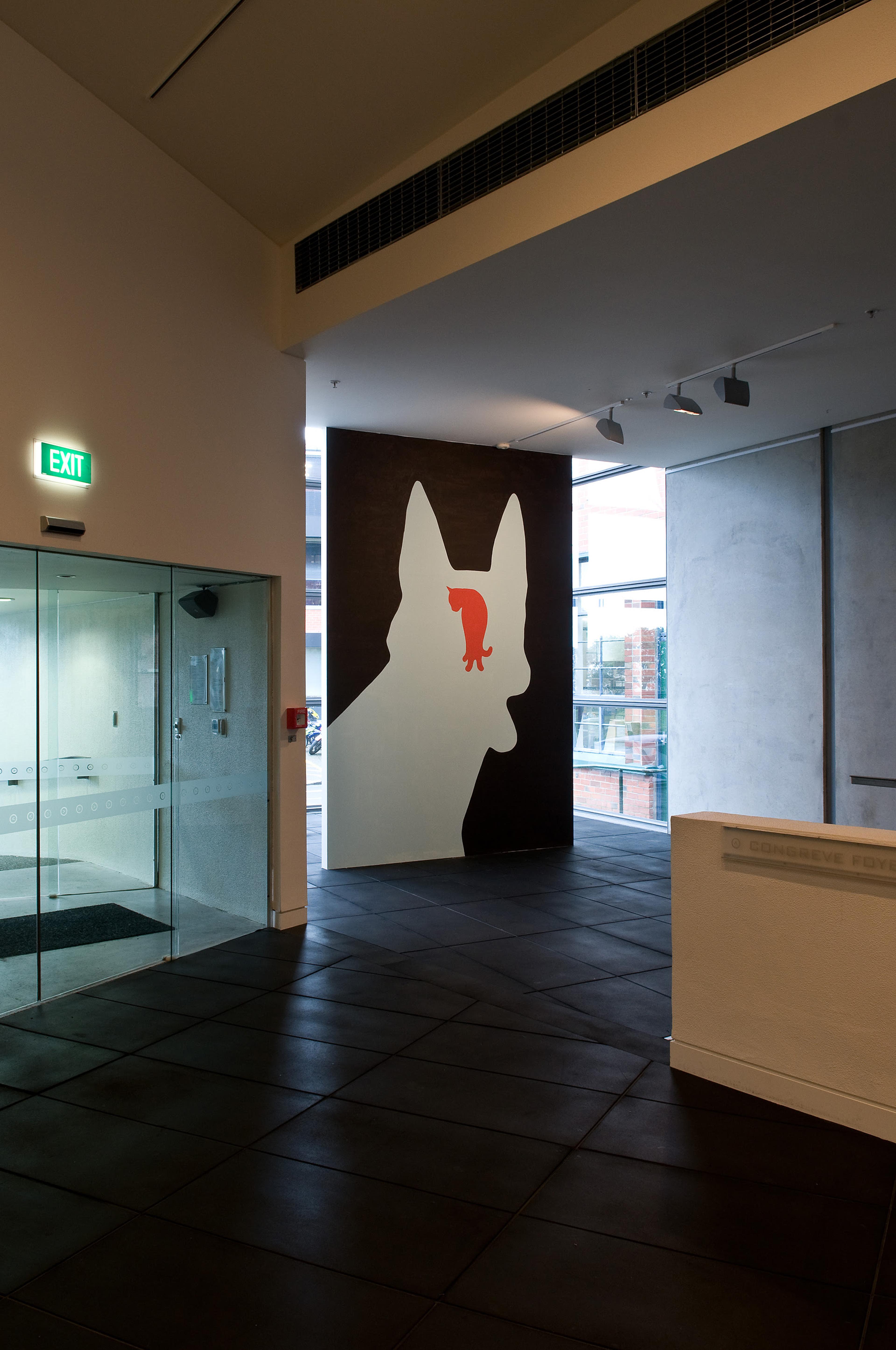 Michael Harrison, Illusion of the flesh, 1999–2009. Installation view, Wall Works, Adam Art Gallery Te Pātaka Toi, Victoria University of Wellington. Photo: Robert Cross