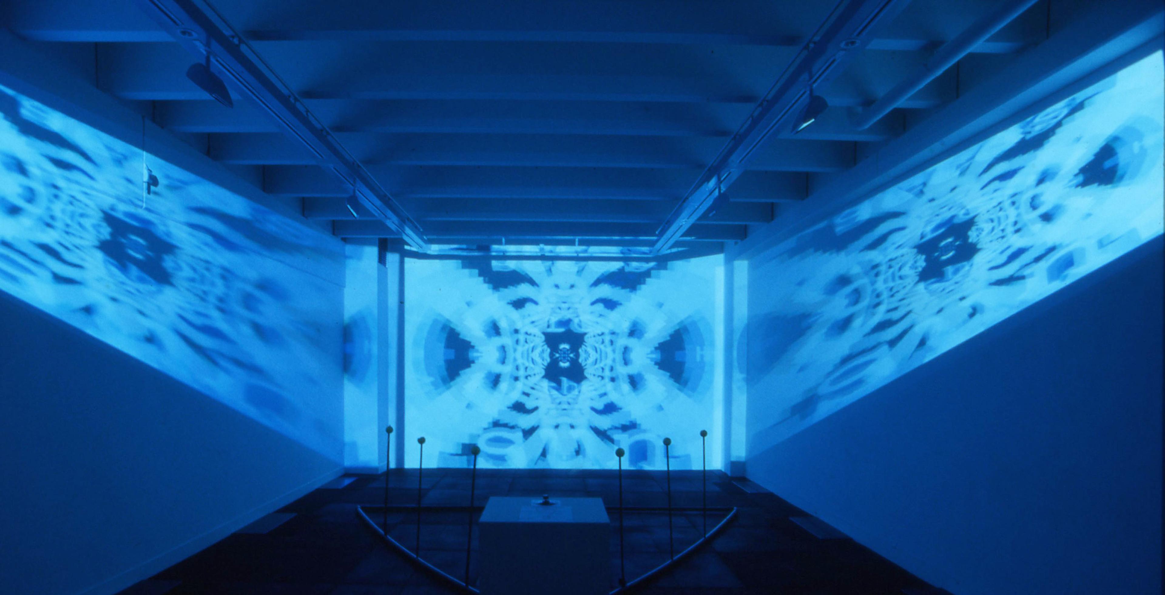 Installation view, Elastic Horizon, Adam Art Gallery Te Pātaka Toi, Victoria University of Wellington, 2002