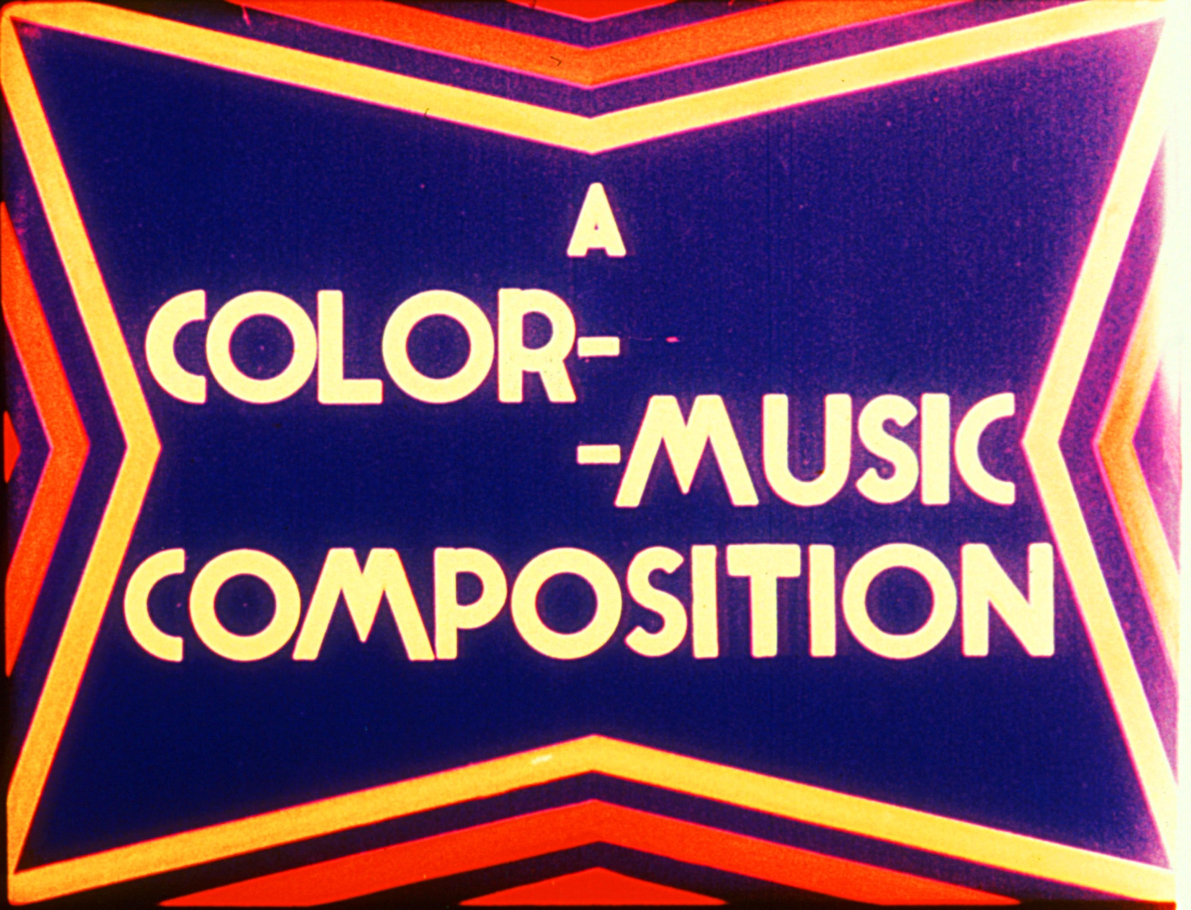 Oskar Fischinger, film still from Radio Dynamics, 1942. 35mm transferred to digital video, color, silent, 4:22mins. Painted cels, oil on English silk, mixed media. Restored by Center for Visual Music. © Center for Visual Music, Los Angeles.