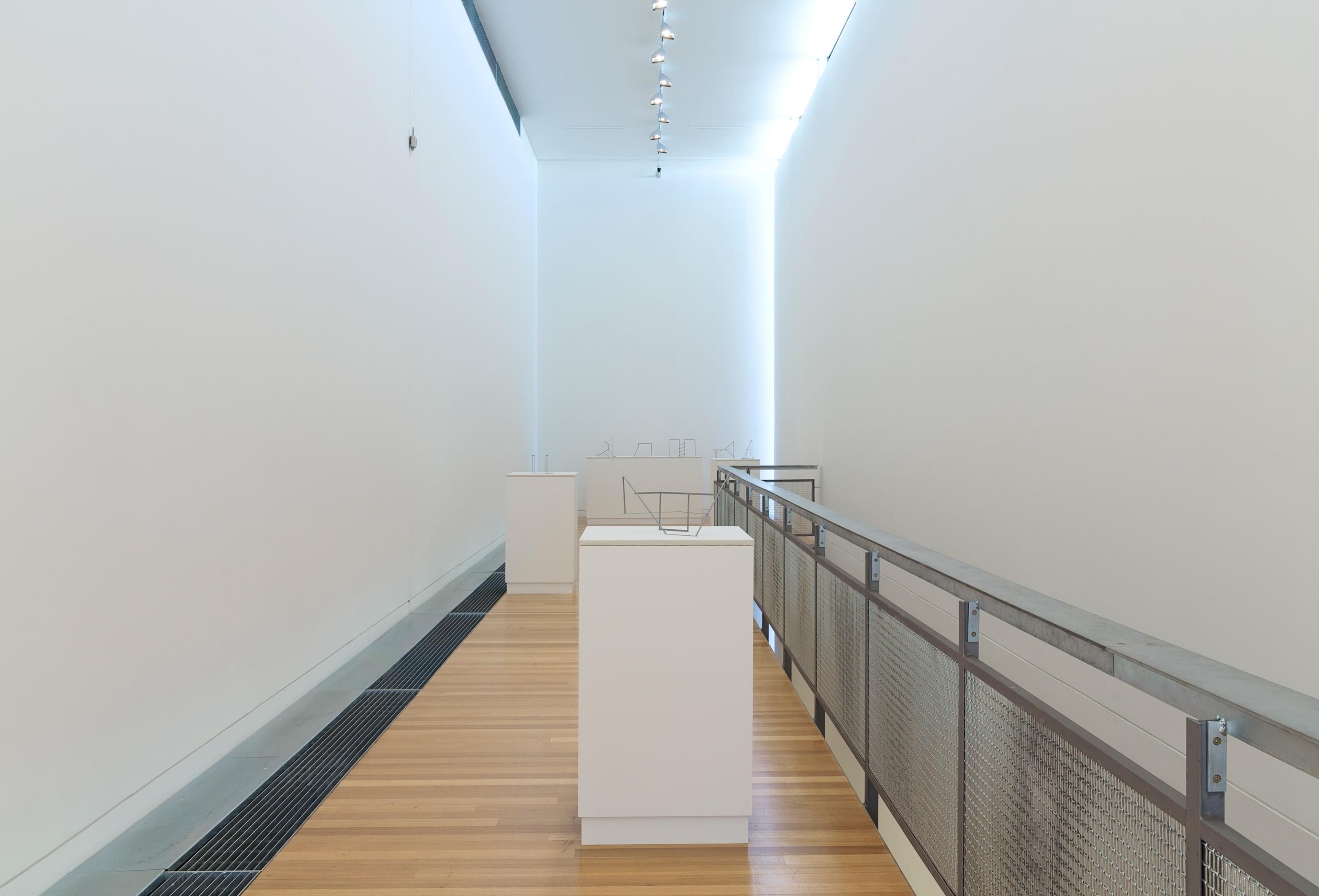 Installation view of John Panting: Spatial Constructions at the Adam Art Gallery. Photo: Shaun Waugh