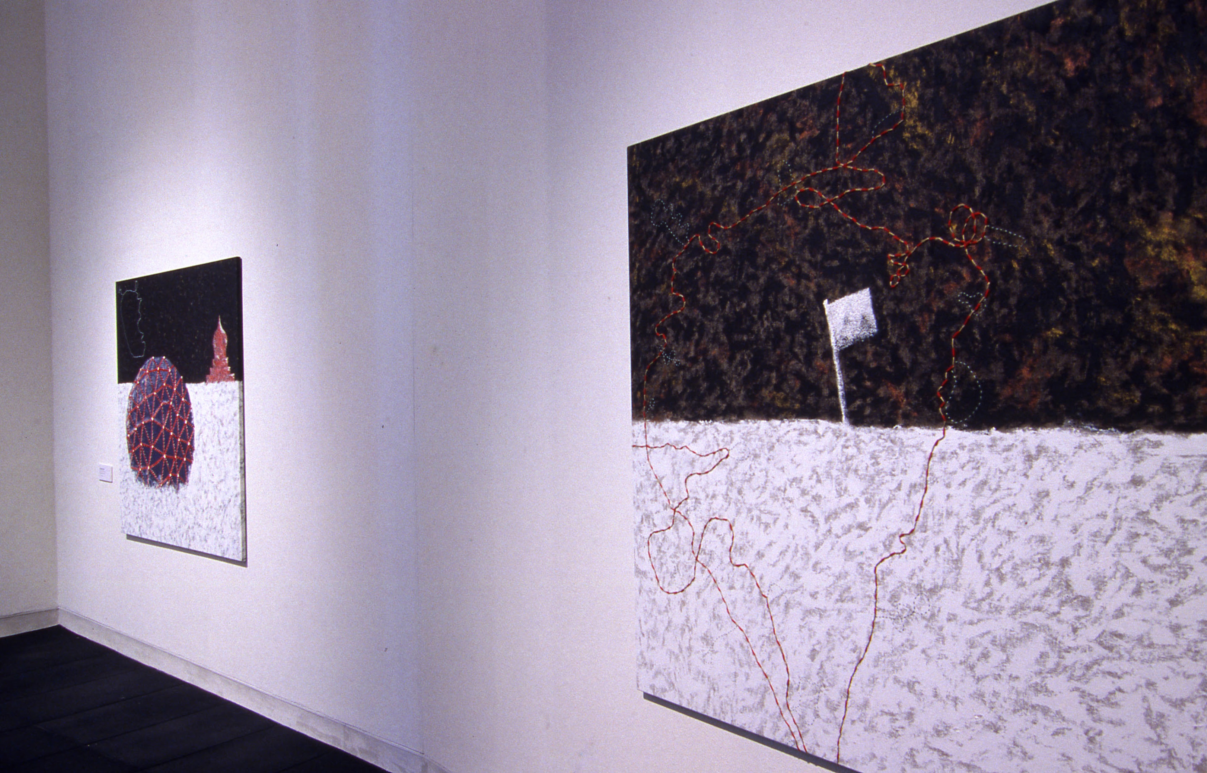 Installation view, Breaking Ice: Re-Visioning Antarctica, Adam Art Gallery Te Pātaka Toi, Victoria University of Wellington, 2005