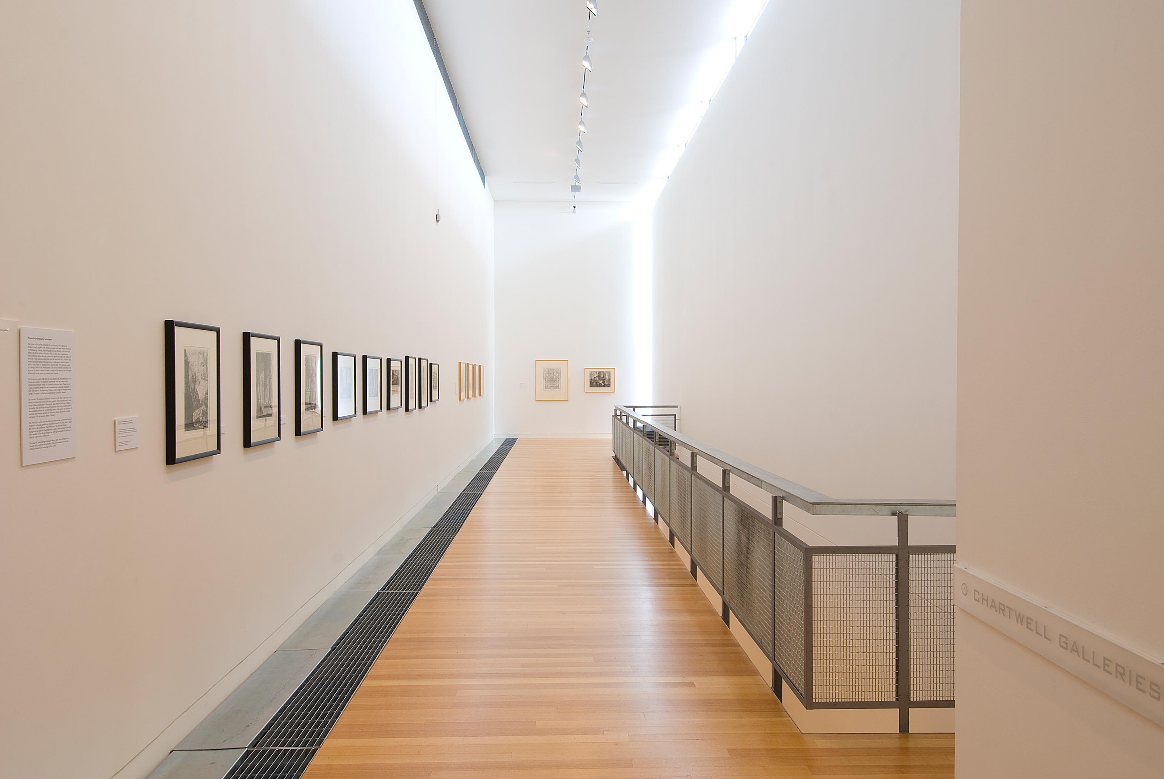 Installation view, Pulp Fictions: The Art of Giovanni Battista Piranesi, Adam Art Gallery Te Pātaka Toi, Victoria University of Wellington, 2007