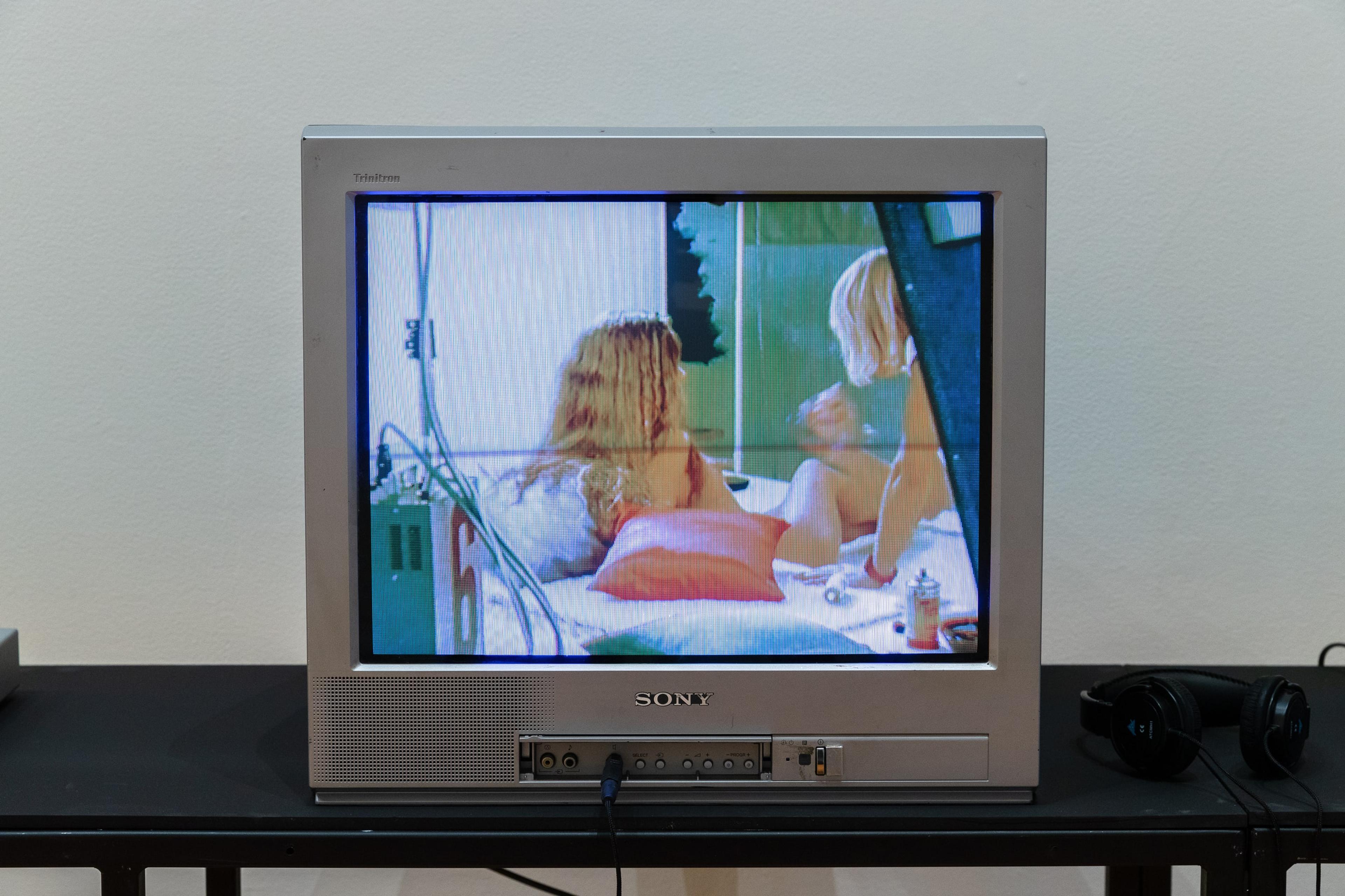 Harun Farocki, An Image, 1983, 16mm film transferred to digital video, 25 mins, colour/sound, courtesy of the artist’s estate and Video Data Bank at the School of the Art Institute of Chicago. Installation view, Image Processors: Artists in the Medium – A Short History 1968–2020 , Te Pātaka Toi Adam Art Gallery, Victoria University of Wellington. Photo by Ted Whitaker.