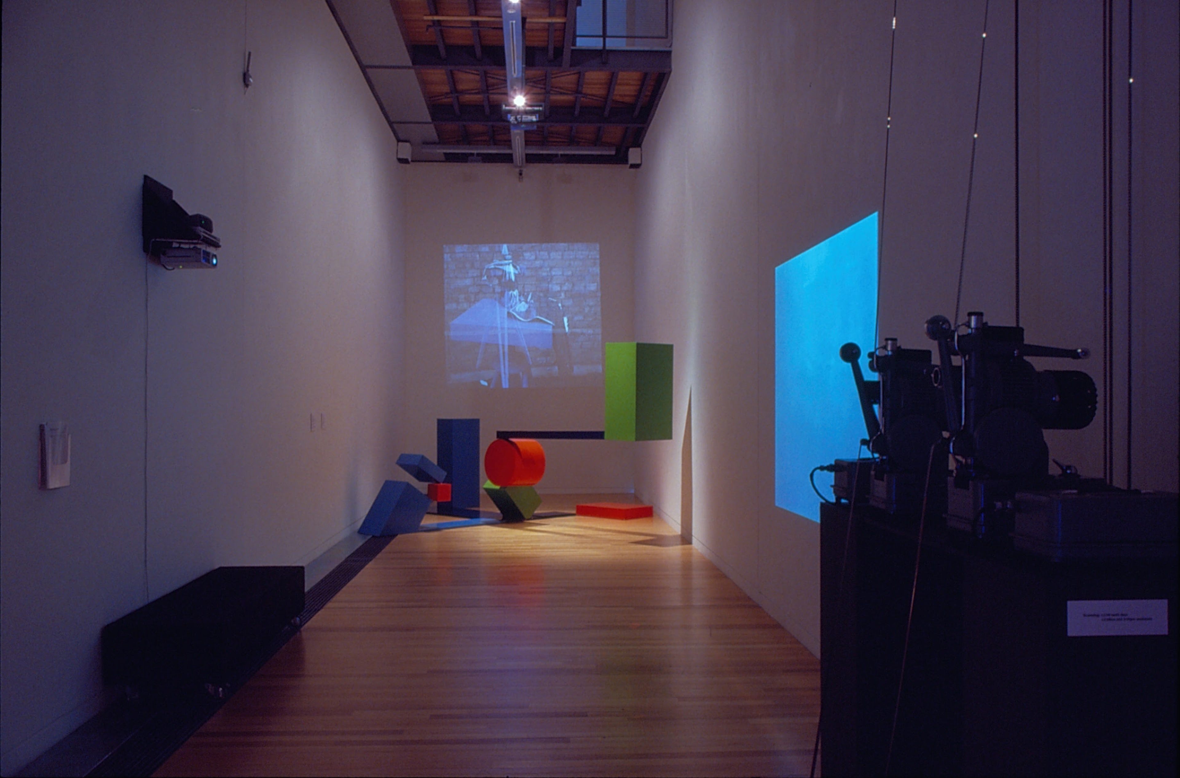 Installation view, Darcy Lange: Study of an artist at work, Adam Art Gallery Te Pātaka Toi, Victoria University of Wellington, 2007