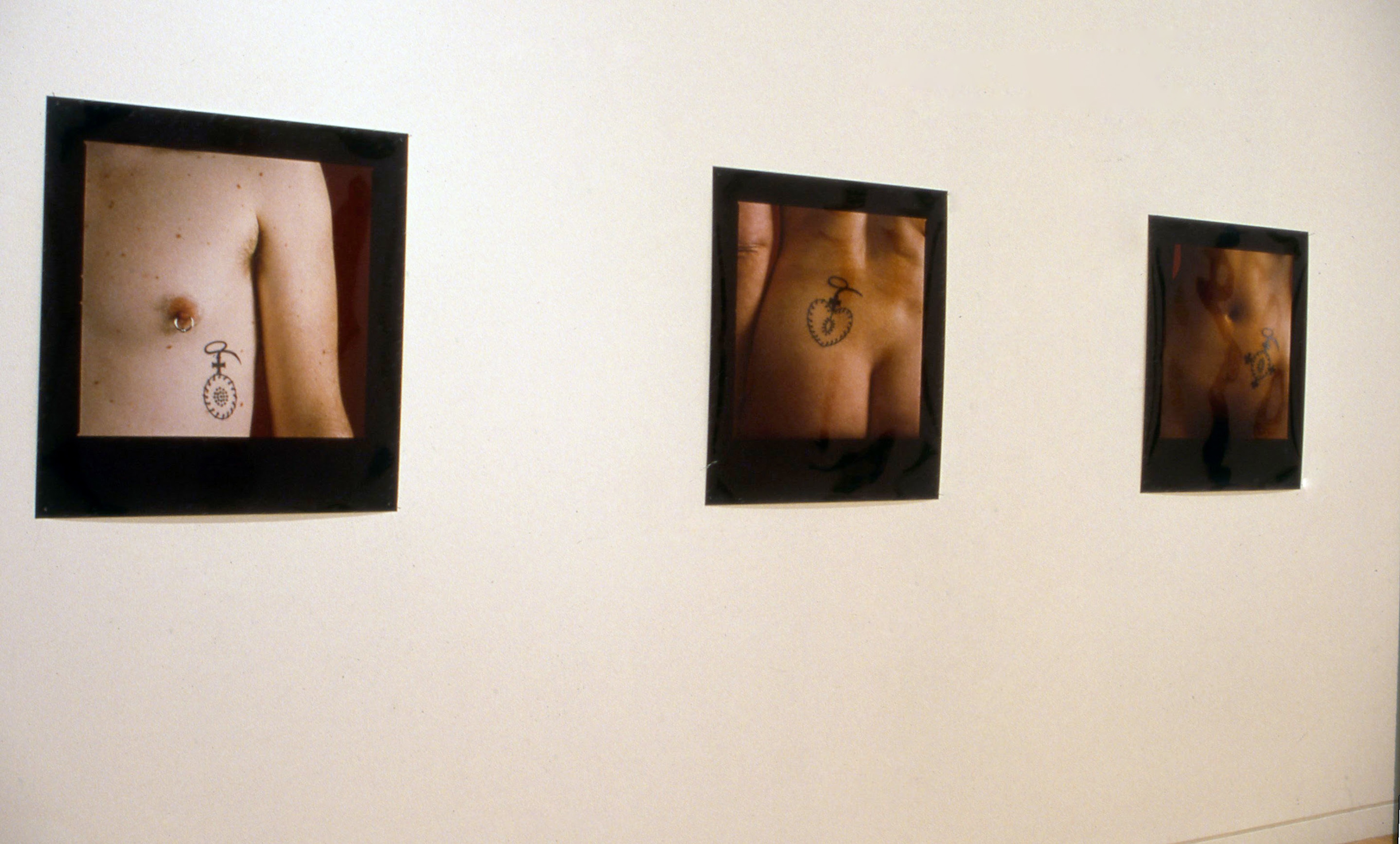 Installation view, Votive: Sacred and Ecstatic Bodies, Adam Art Gallery Te Pātaka Toi, Victoria University of Wellington, 2001 