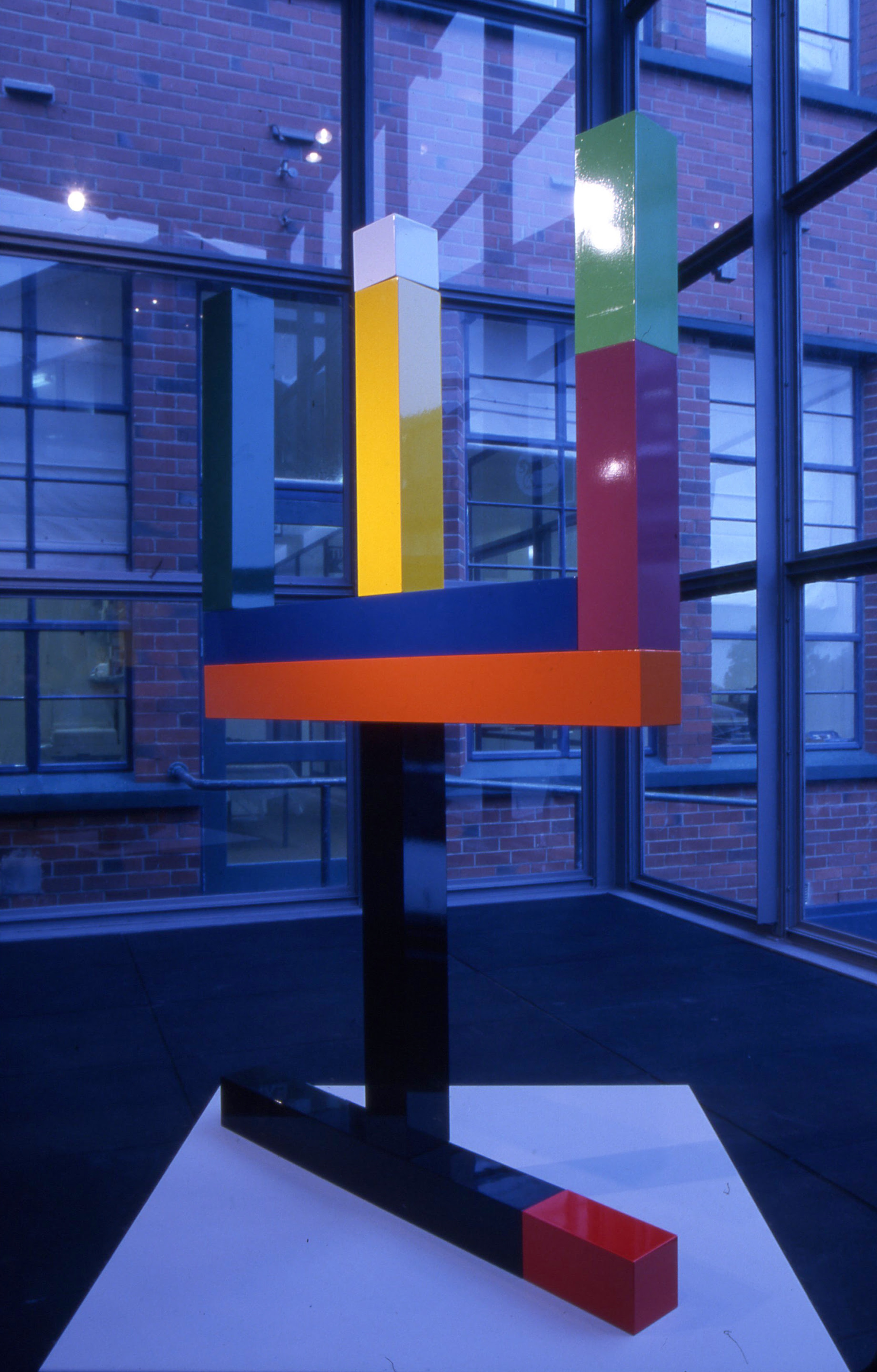 Michael Parekowhai, Ataarangi, 1990, wood, paint, lacquer, 1600 x 1000 x 100mm. Installation view, The Numbers Game, Adam Art Gallery Te Pātaka Toi, Victoria University of Wellington, 2000
