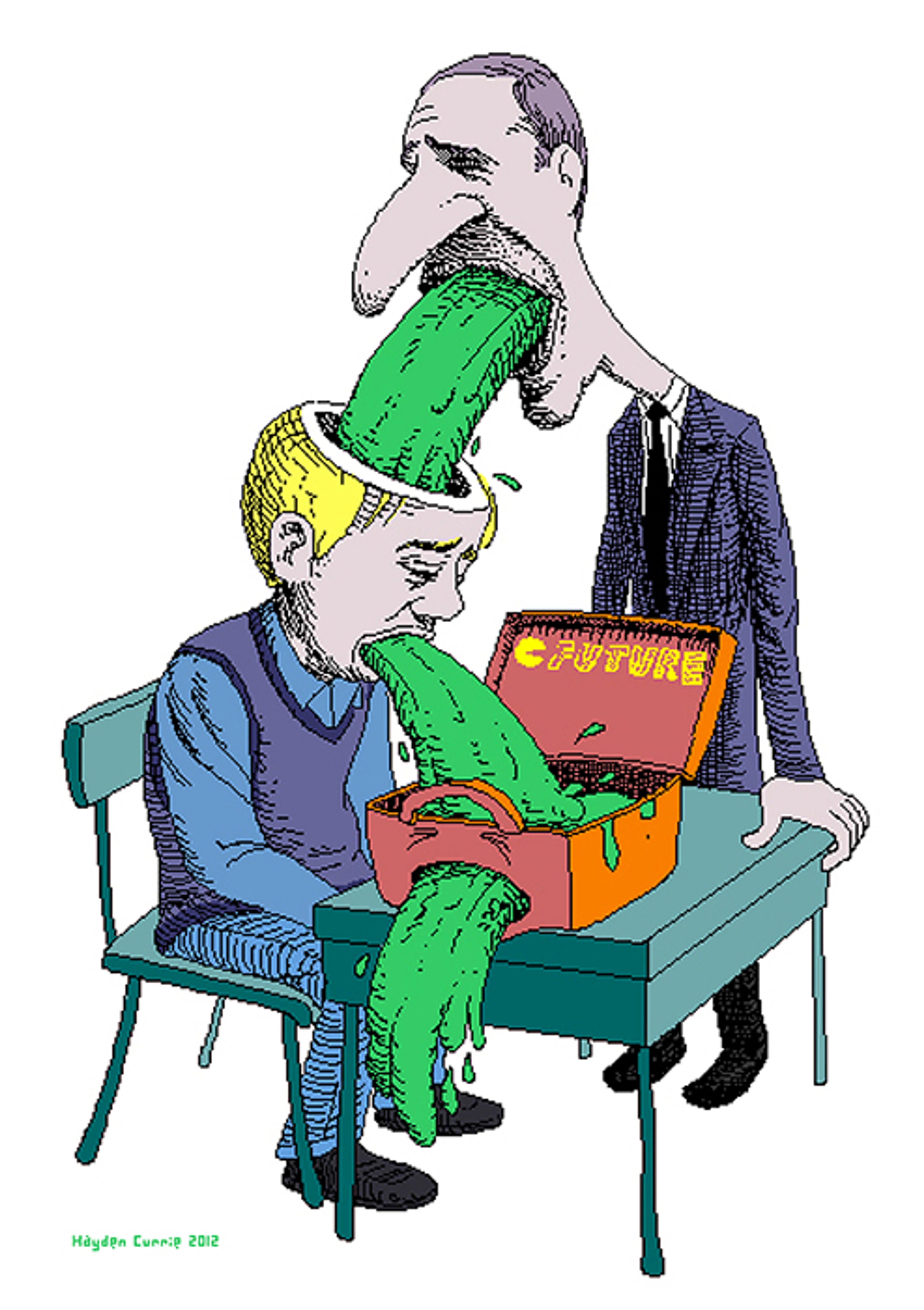 KeyPixel (2013). Design: Hayden Currie. Winning entry to the ‘Consumers of the Future’ Adam Art Gallery/White Fungus open-entry Poster Competition