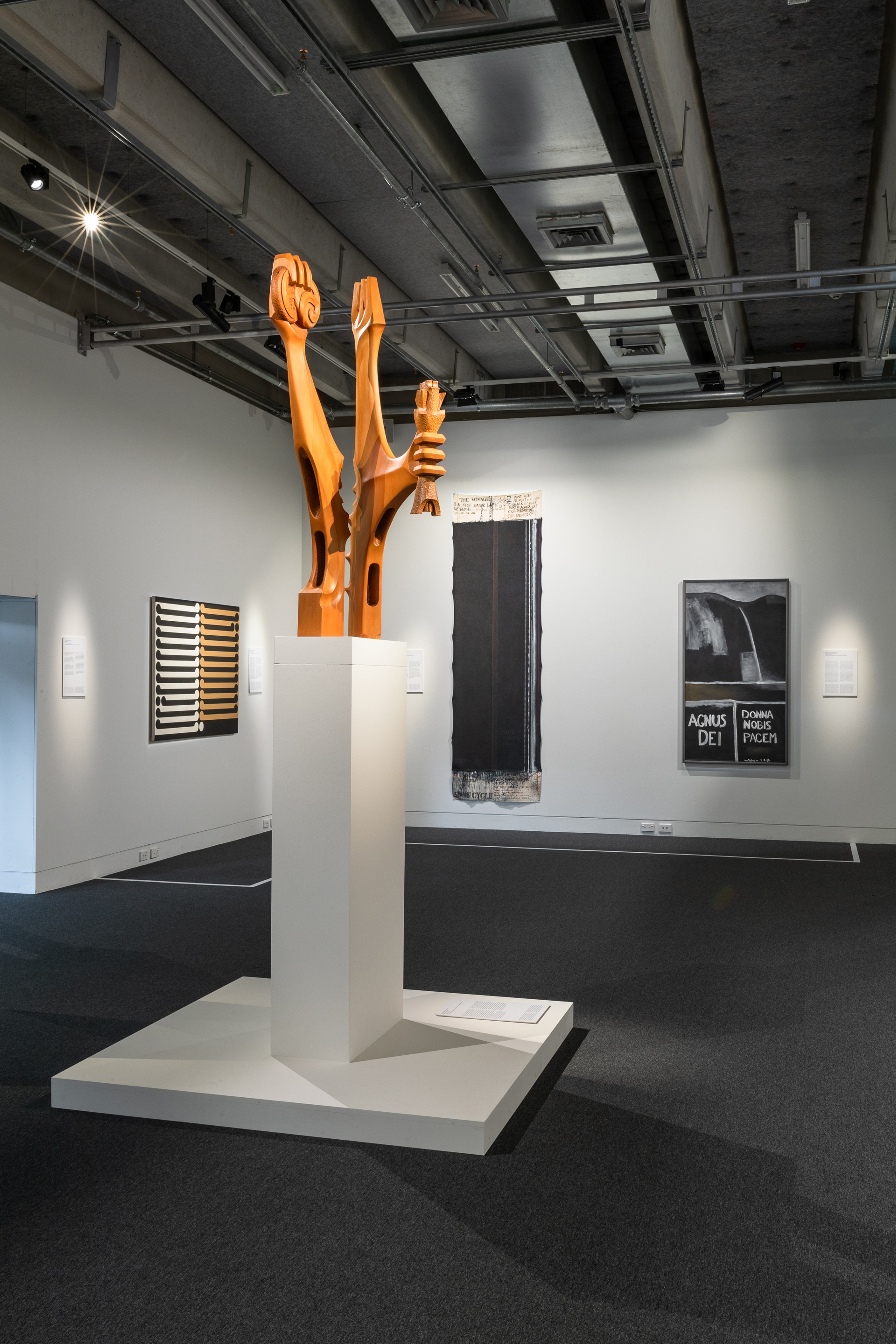 Installation view of 'In the Valley' an exhibition