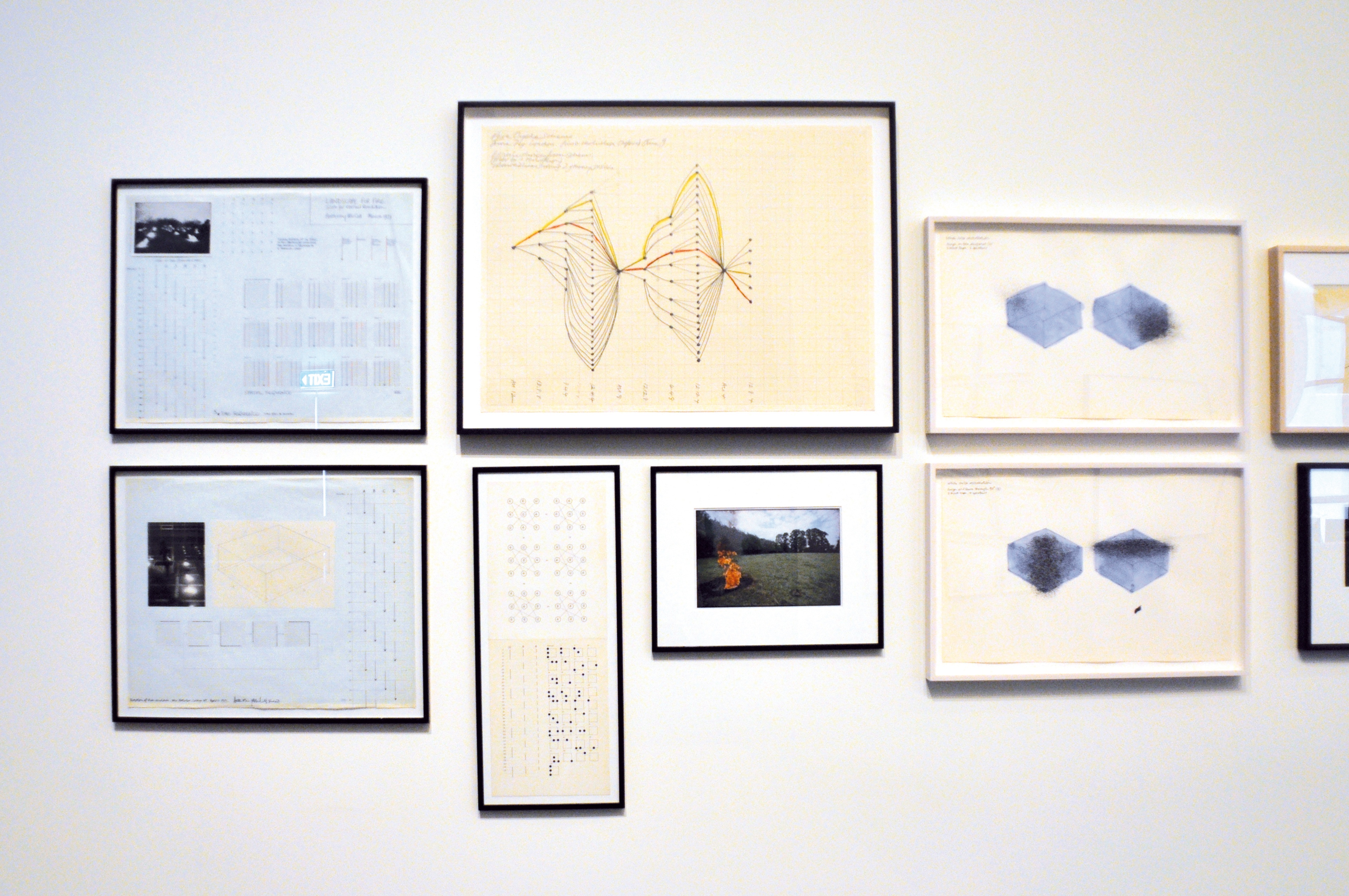 • Installation view of Anthony McCall: Drawing With Light, Te Pātaka Toi Adam Art Gallery, Te Herenga Waka–Victoria University Wellington, 2010