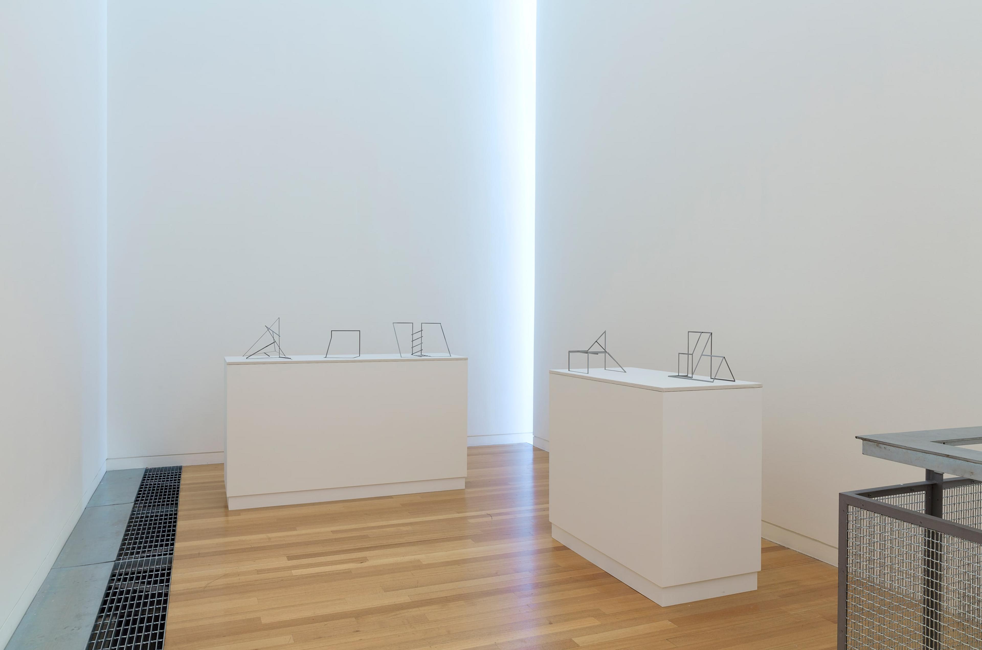 Installation view of John Panting: Spatial Constructions at the Adam Art Gallery. Photo: Shaun Waugh