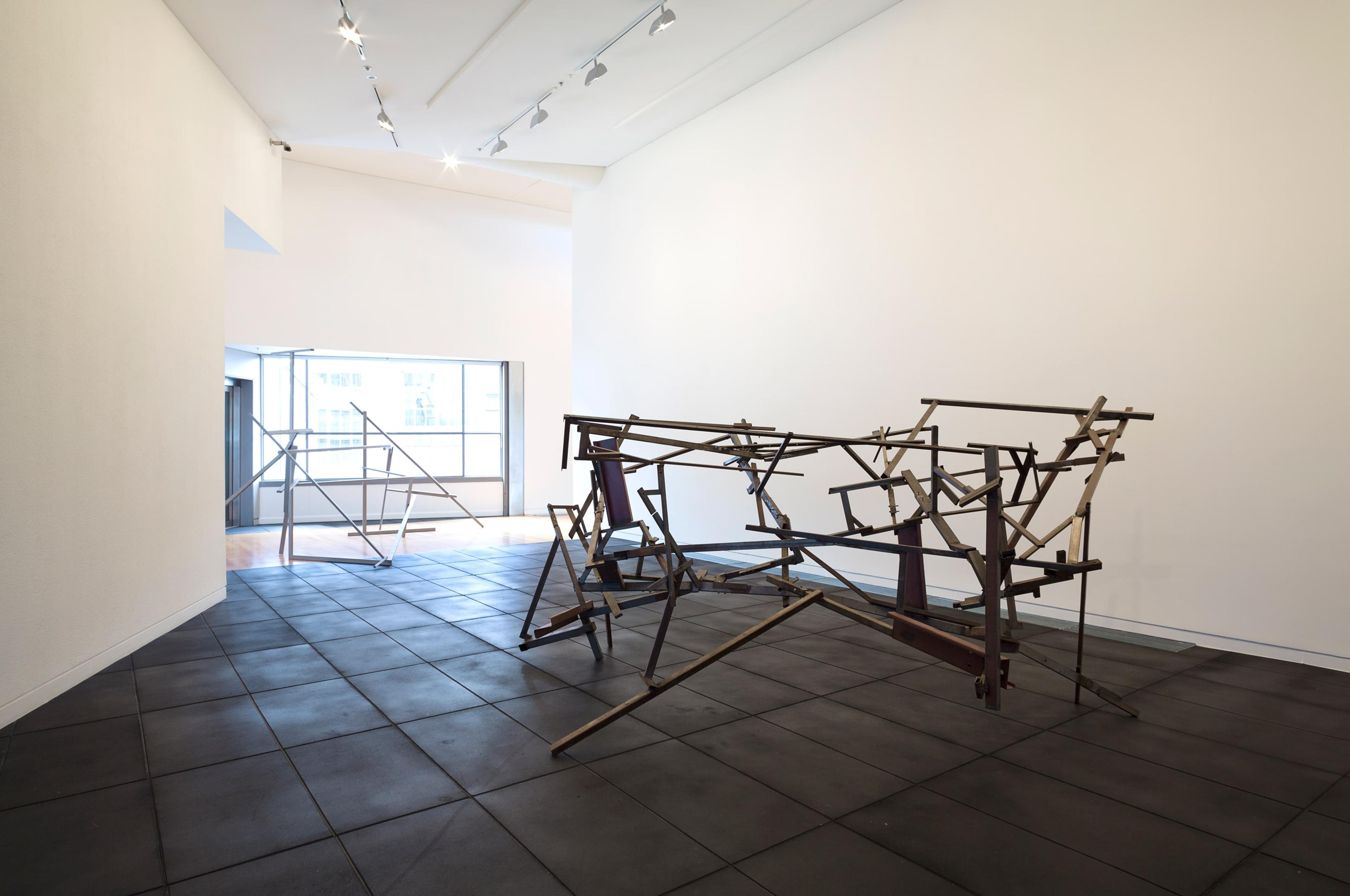 Installation view of John Panting: Spatial Constructions at the Adam Art Gallery. Photo: Shaun Waugh.