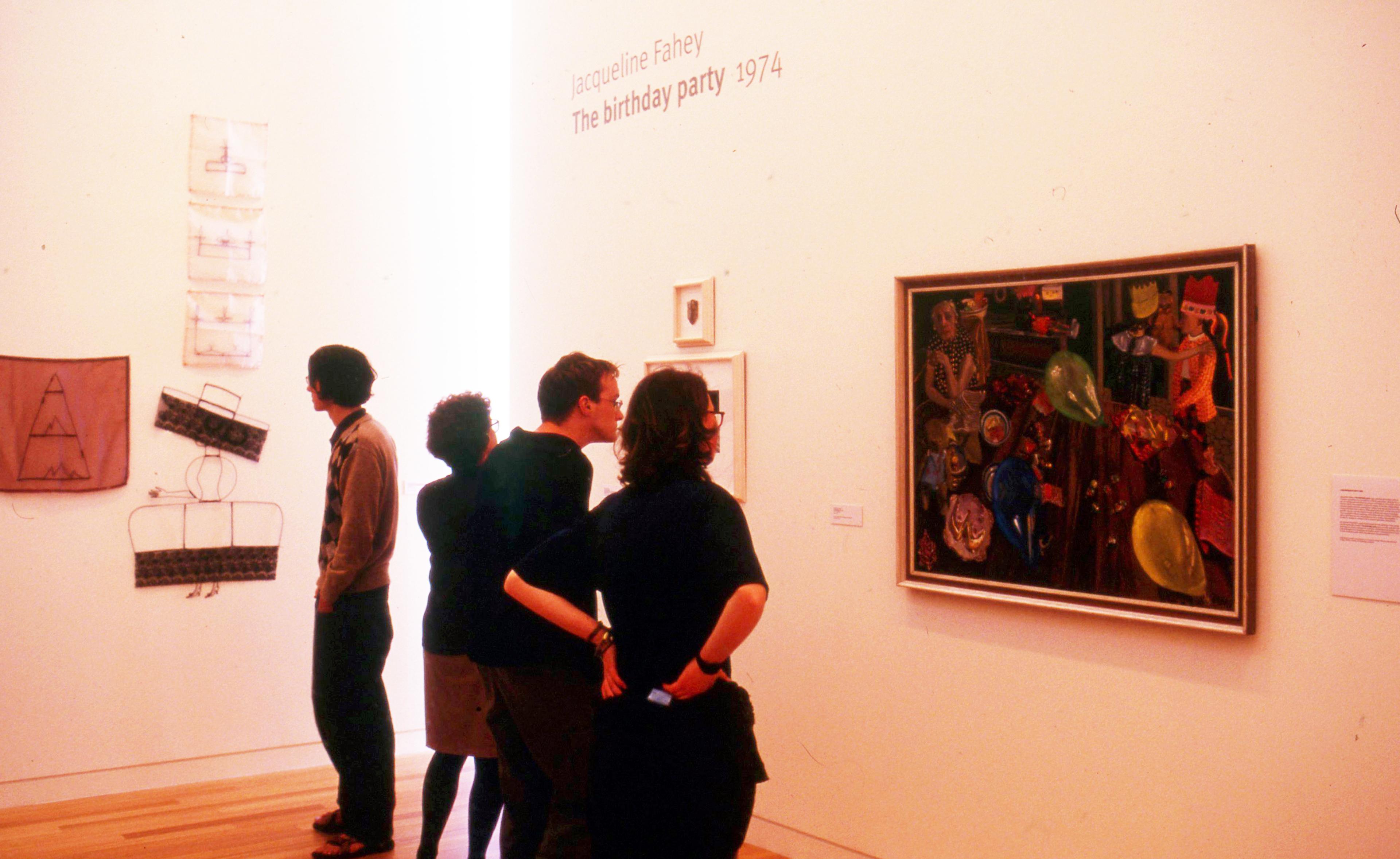 Installation view, Manufacturing Meaning, 1999, Te Pātaka Toi Adam Art Gallery.