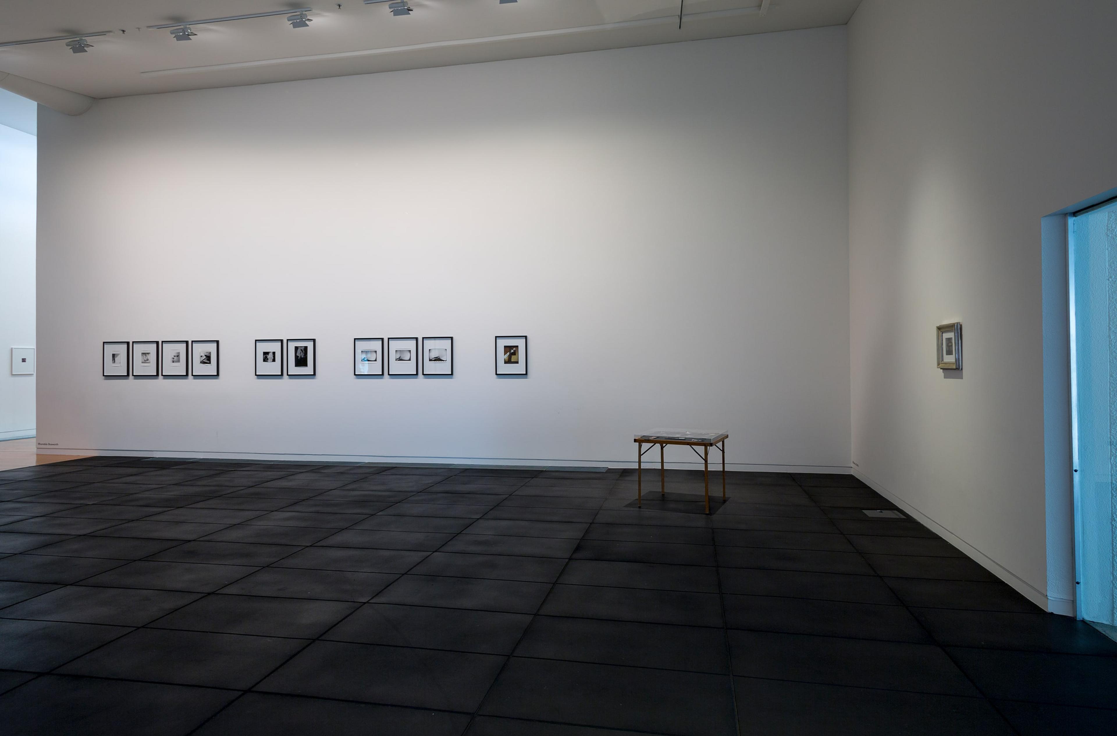 Left: Rhonda Bosworth, Right Minerva Betts, in Fragments of a World, curated by Sandy Callister, Adam Art Gallery Te Pātaka Toi, Victoria University of Wellington (photo: Shaun Waugh)