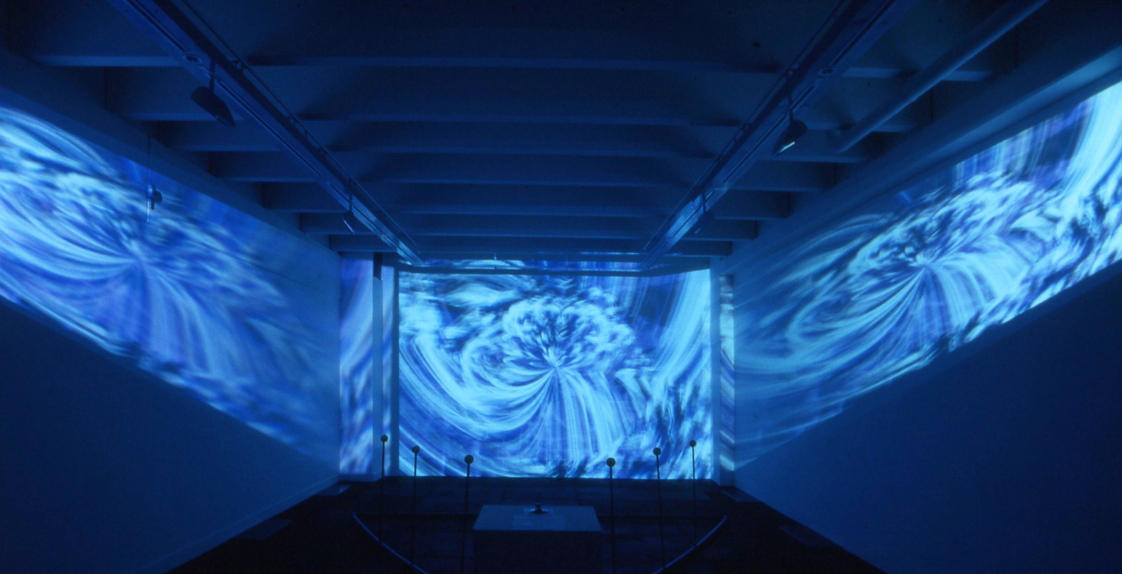 Installation view, Elastic Horizon, Adam Art Gallery Te Pātaka Toi, Victoria University of Wellington, 2002