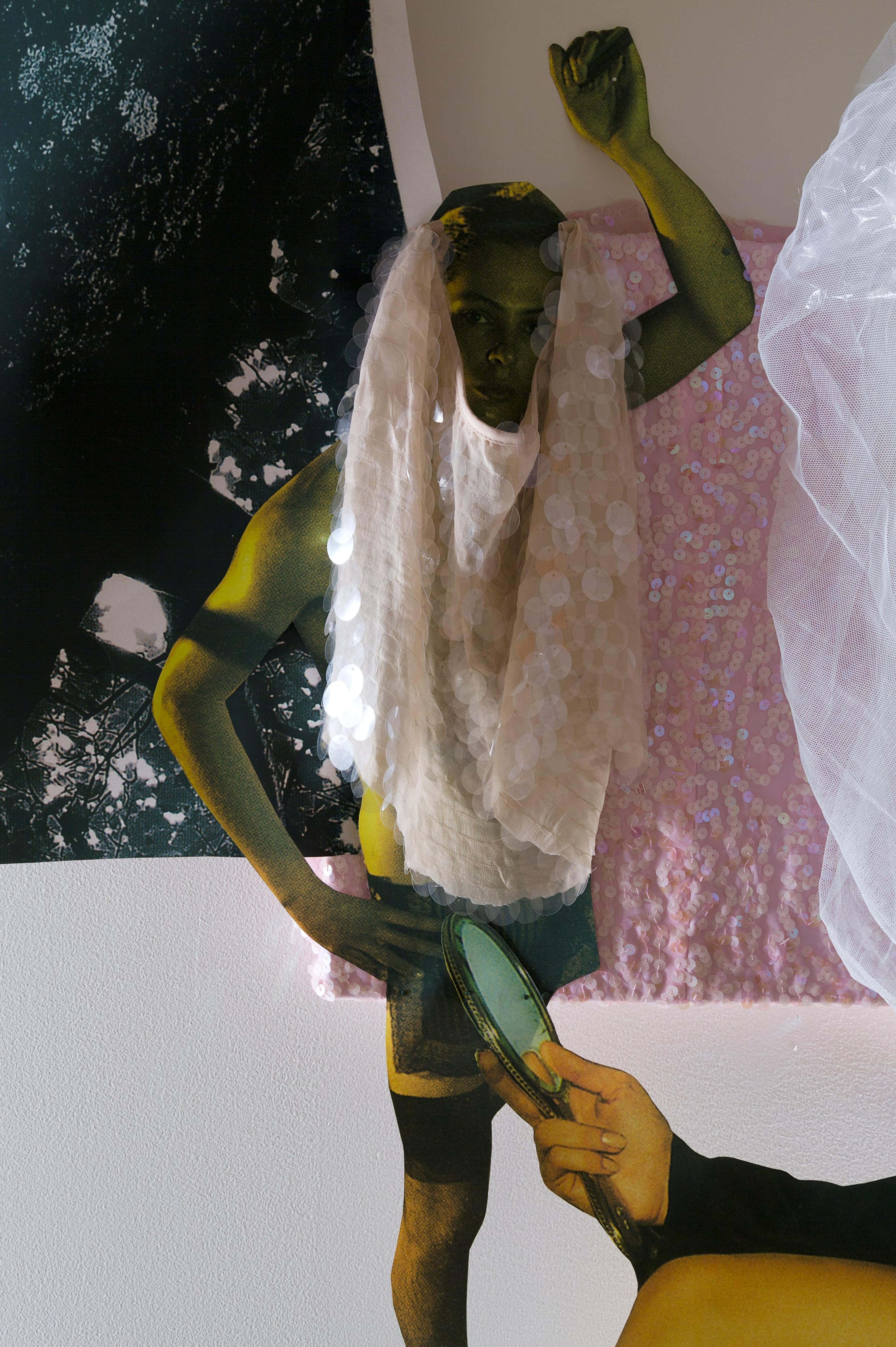 Installation view of Jacqueline Fraser, THE MAKING OF THE CIAO MANHATTAN TAPES 2013, in Beautiful Creatures: Jack Smith / Bill Henson / Jacqueline Fraser. Photo: Shaun Waugh.