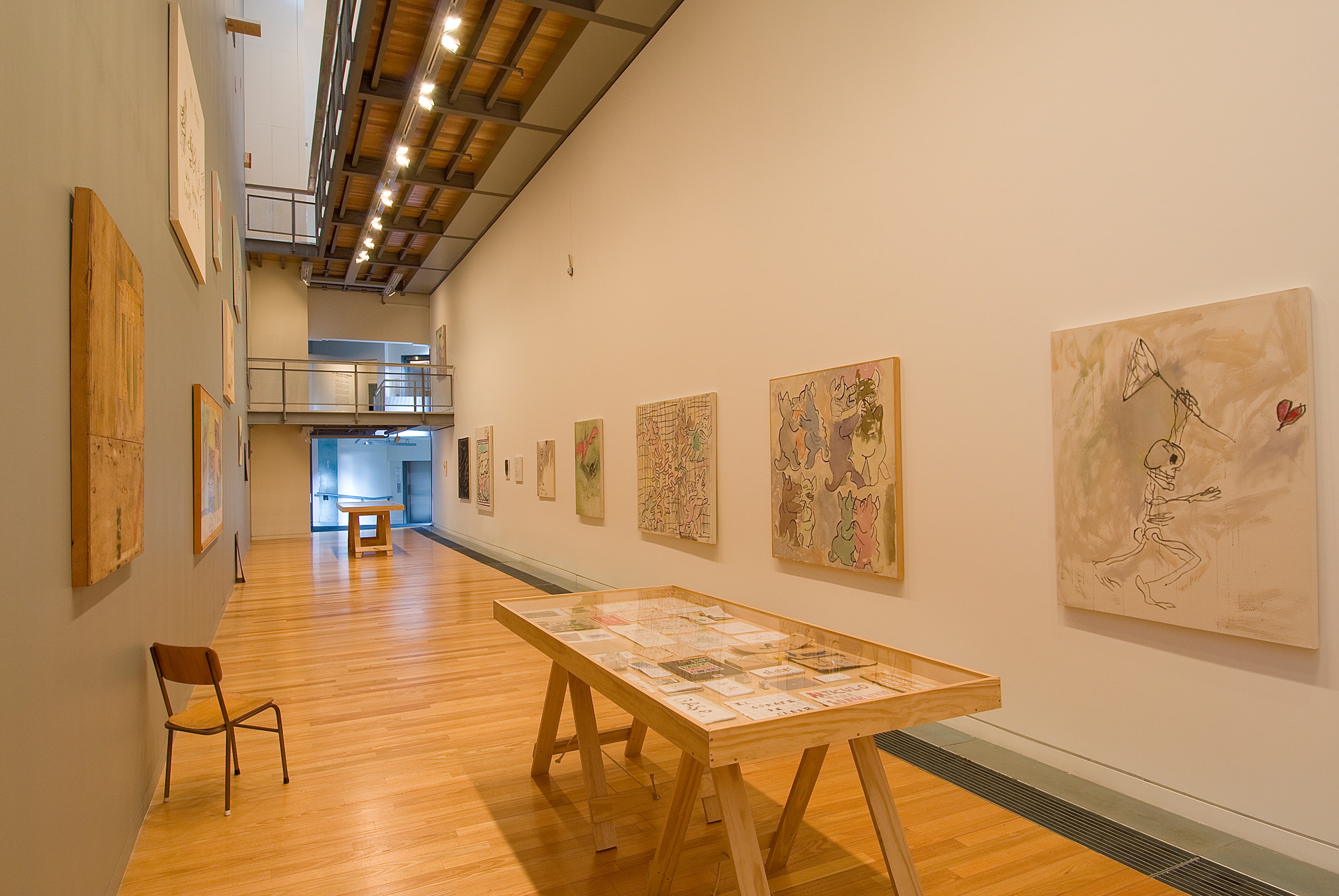 Installation view, Opposites Attract, Adam Art Gallery Te Pātaka Toi, Victoria University of Wellington, 2008. Photo: Robert Cross