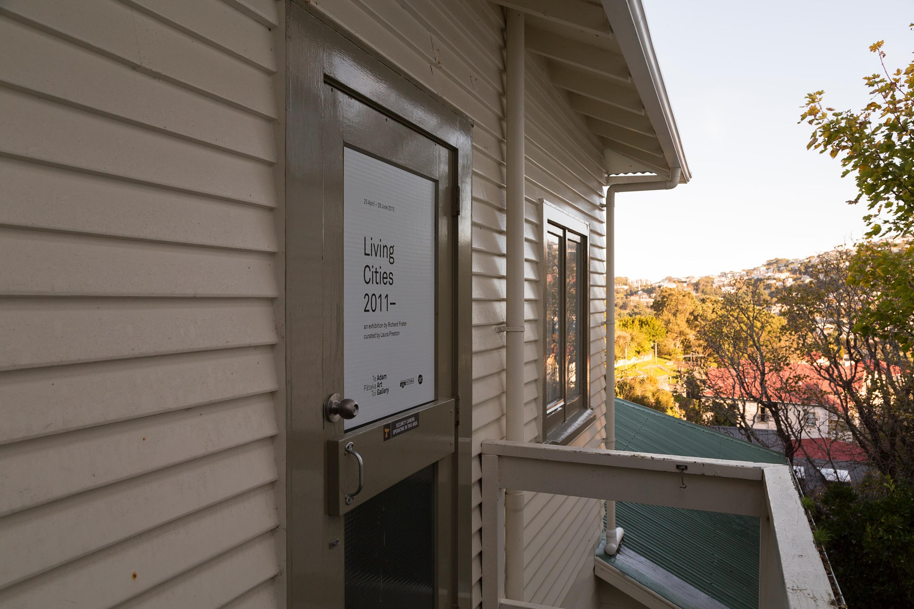 Richard Frater, Living Cities 2011–, 2015, installation view at the Adam Art Gallery, Victoria University of Wellington (photo: Shaun Waugh)