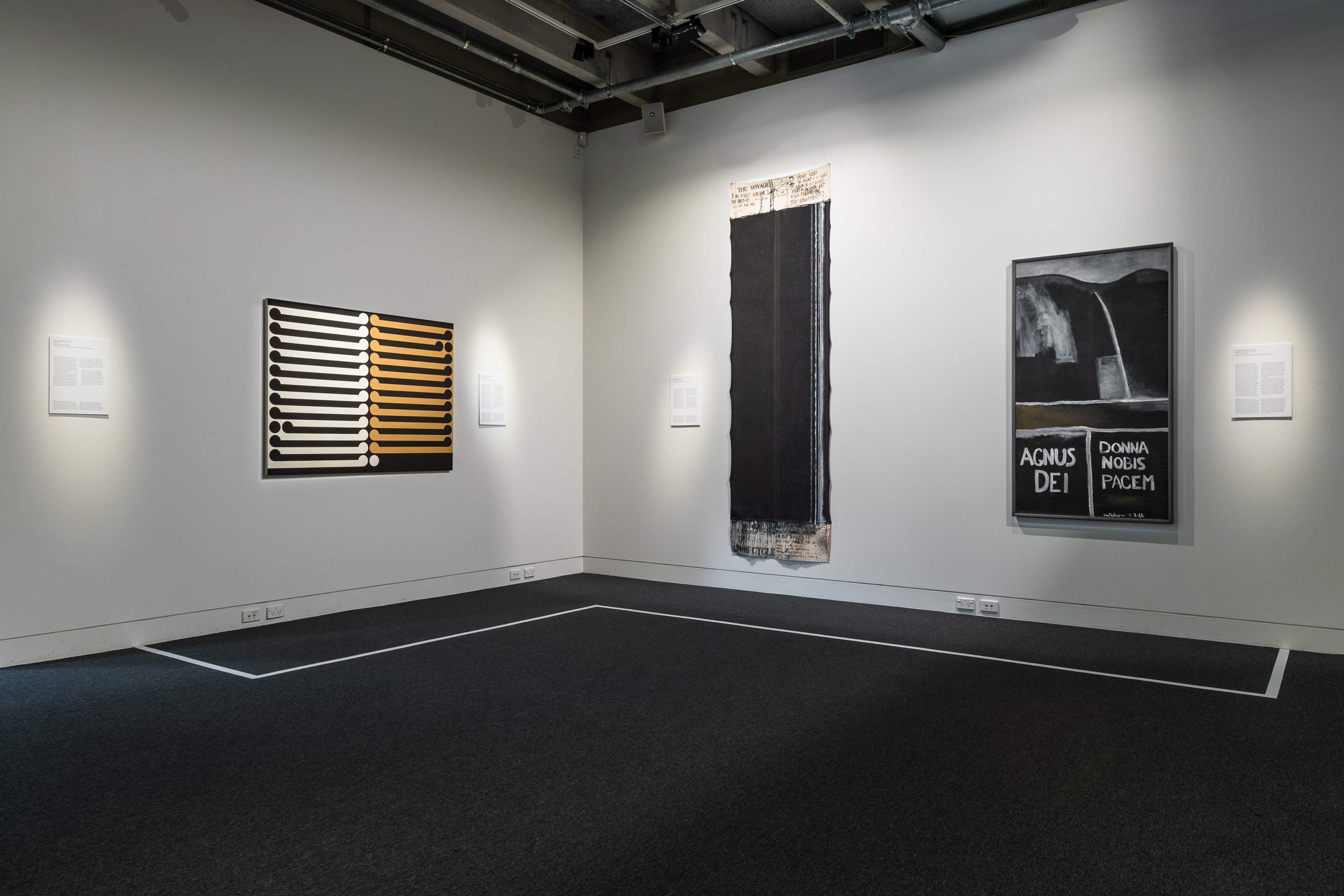 Installation view of 'In the Valley' an exhibition