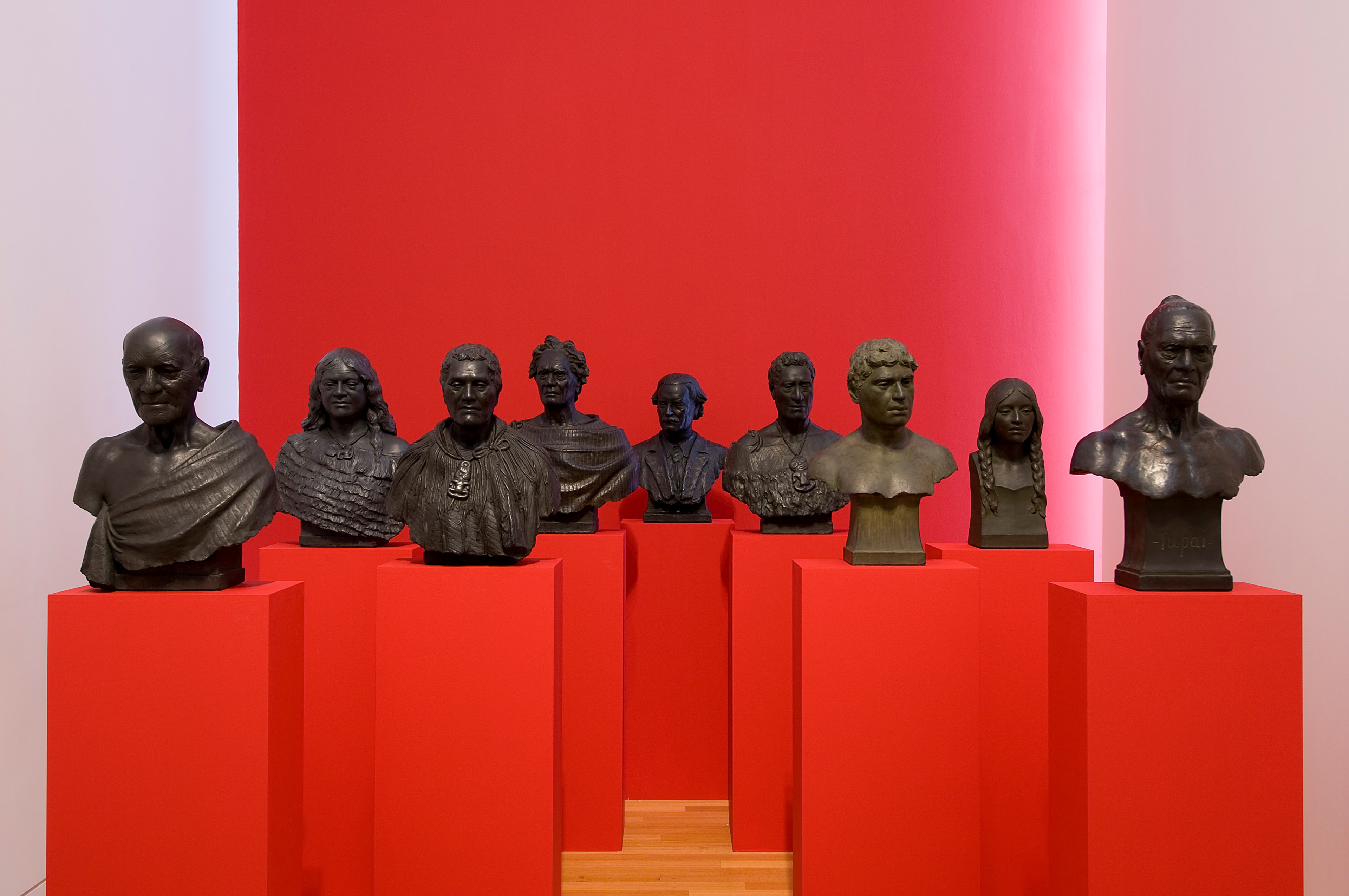 Installation view, Te Mata: The Ethnological Portrait, Adam Art Gallery Te Pātaka Toi, Victoria University of Wellington, 2008