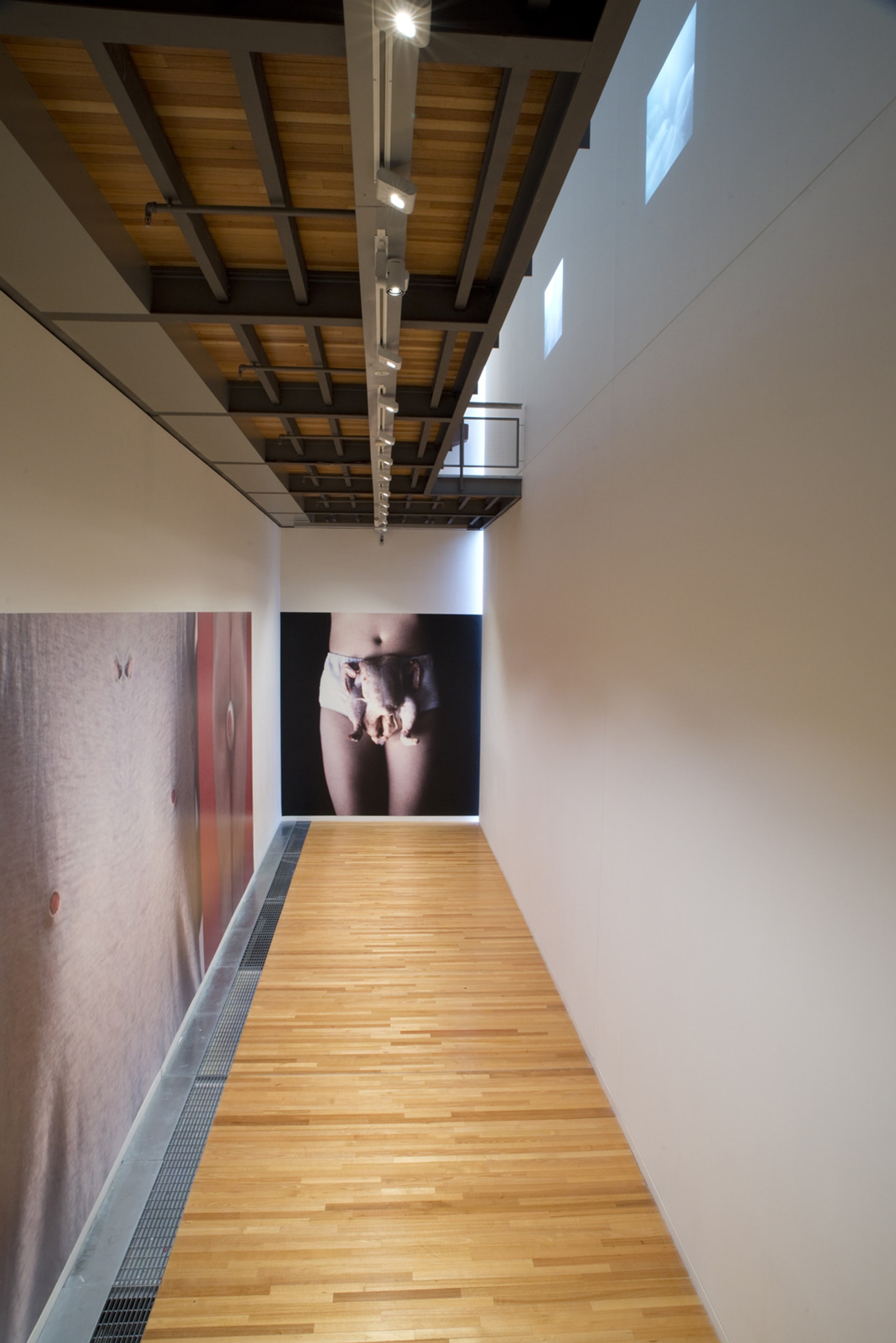 Sarah Lucas, installation view in Acting Out at Adam Art Gallery Te Pātaka Toi, photo: Shaun Matthews