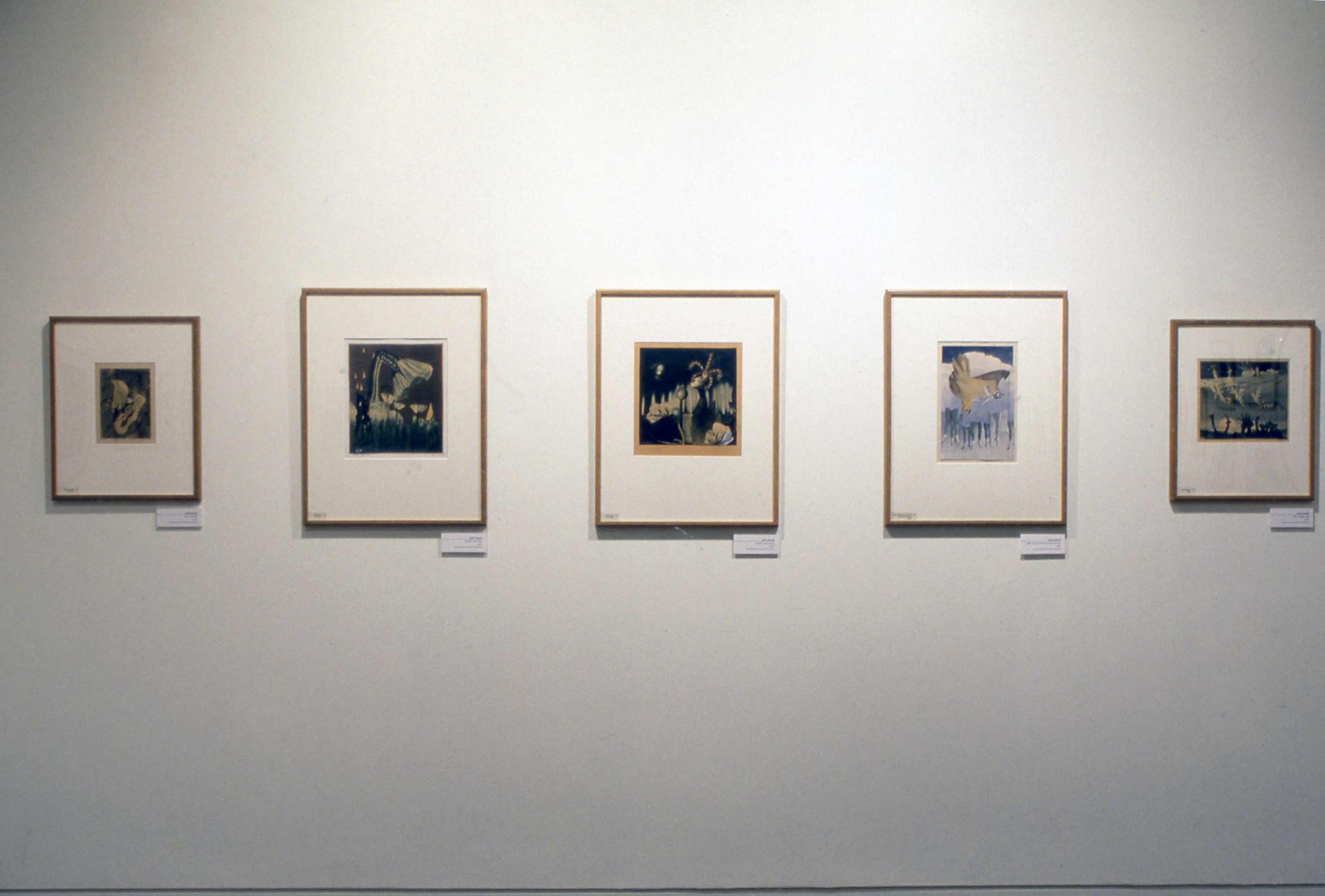 Installation view, Hannah Höch: Collages in Lights and Shadows, Adam Art Gallery Te Pātaka Toi, Victoria University of Wellington, 2002