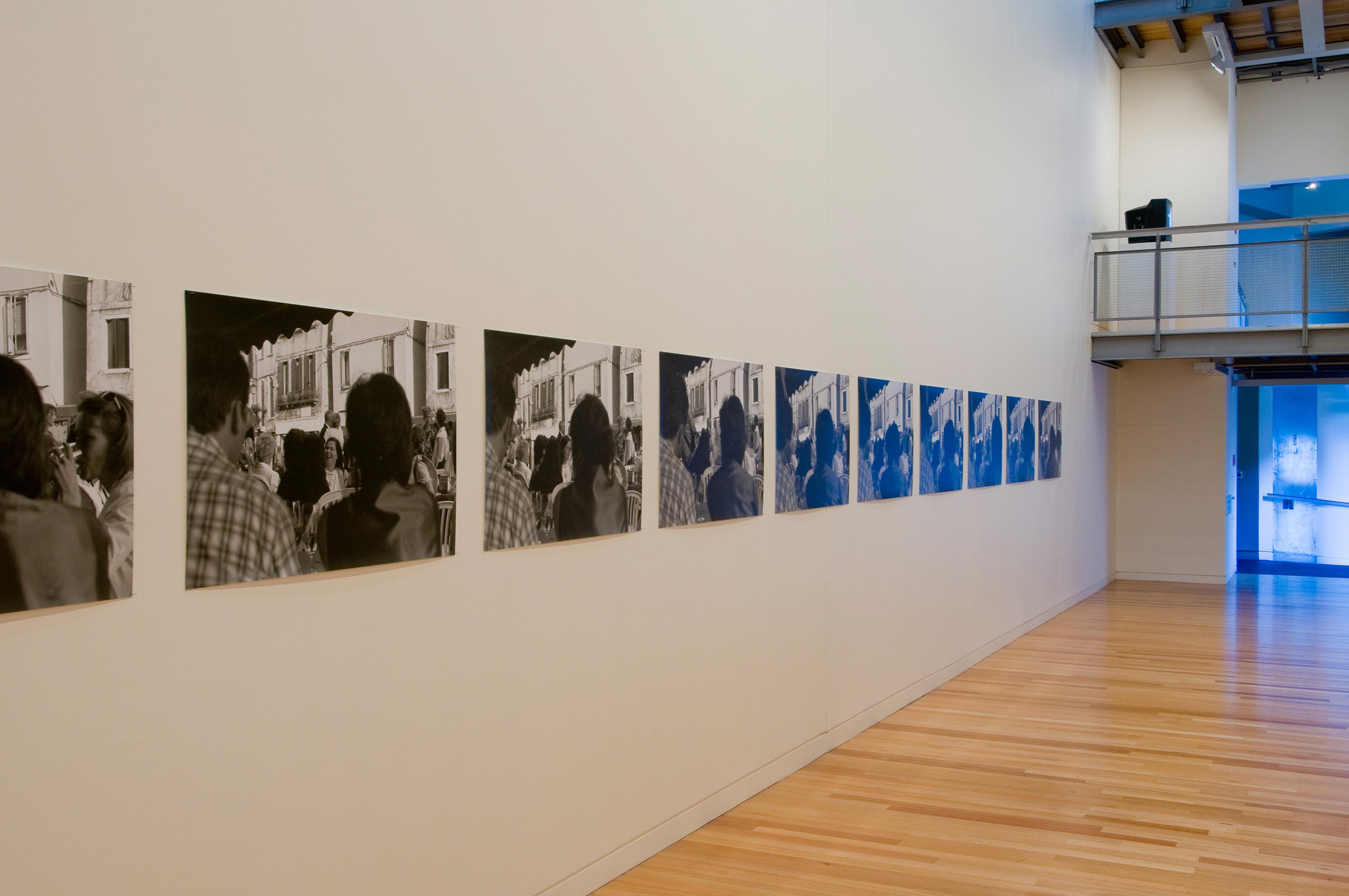 Markéta Othová, Talk to her, 2006, 31 black-and-white photographs, 80 x 110mm each. Installation view, The Subject Now, Adam Art Gallery Te Pātaka Toi, Victoria University of Wellington, 2008