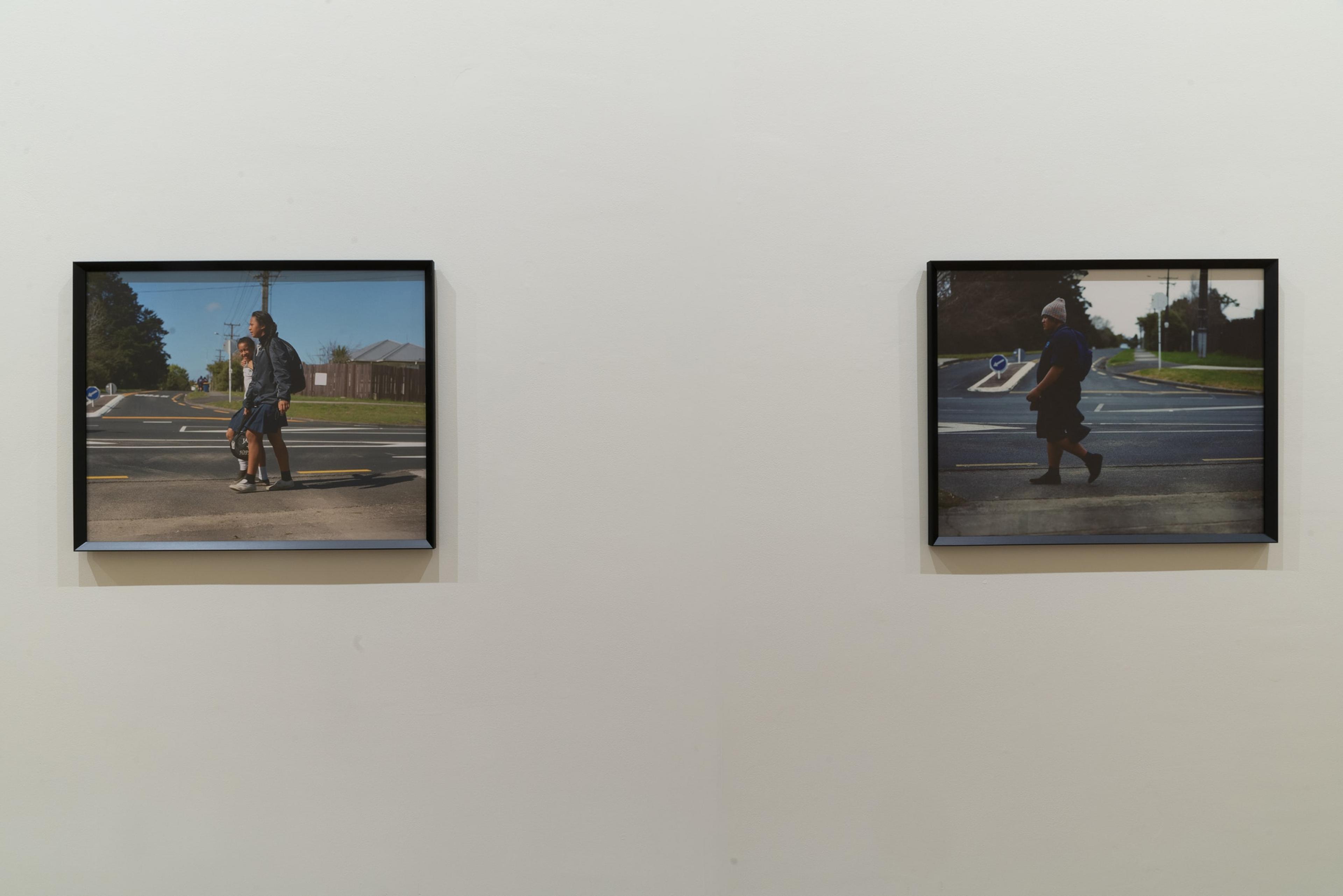 Edith Amituanai, from left: Hips, 2011, pigment inkjet print; Beanie, 2011, pigment inkjet print, Collection Auckland Art Gallery Toi o Tāmaki. Installation view, Edith Amituanai: Double Take, curated by Ane Tonga, Adam Art Gallery Te Pātaka Toi, Victoria University of Wellington, 11 May – 14 July 2019.