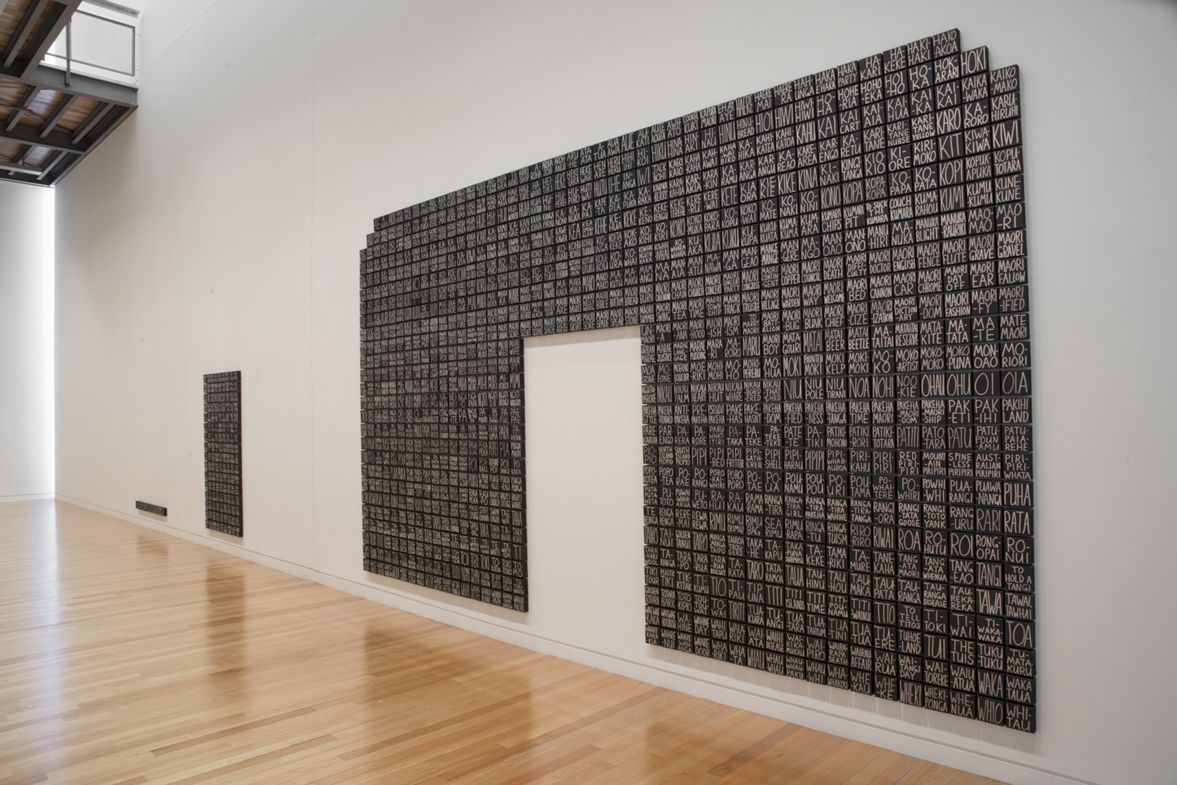 John Reynolds, Looking west, late afternoon, low water, 2007, acrylic on canvas, Victoria University of Wellington Art Collection, purchased 2007. On view in the exhibition Out of Site – Works from the Victoria University of Wellington Art Collection, at Adam Art Gallery Te Pātaka Toi Victoria University of Wellington, 18 February – 23 April 2017, Photo: Shaun Matthews