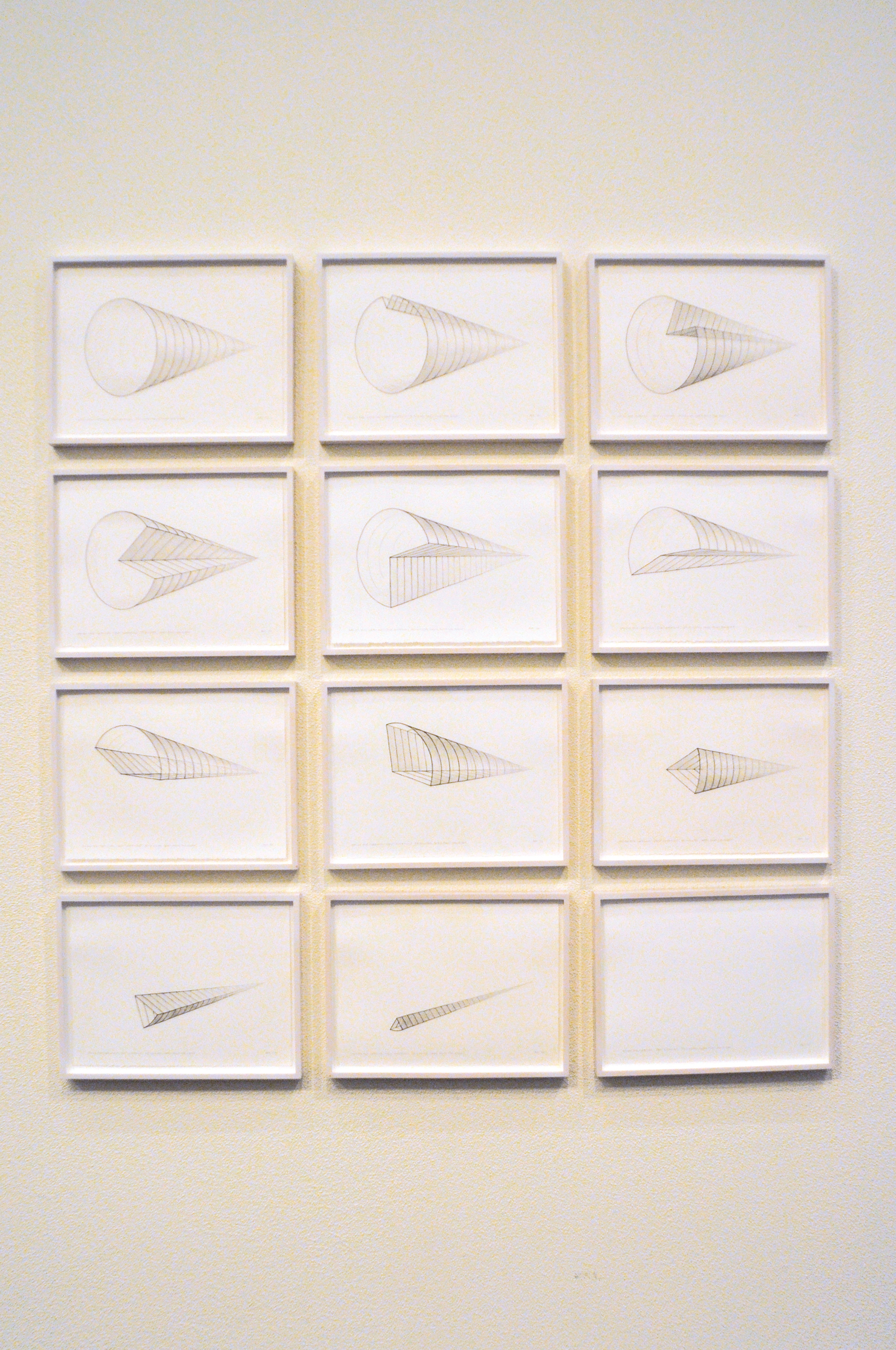 • Installation view of Anthony McCall: Drawing With Light, Te Pātaka Toi Adam Art Gallery, Te Herenga Waka–Victoria University Wellington, 2010