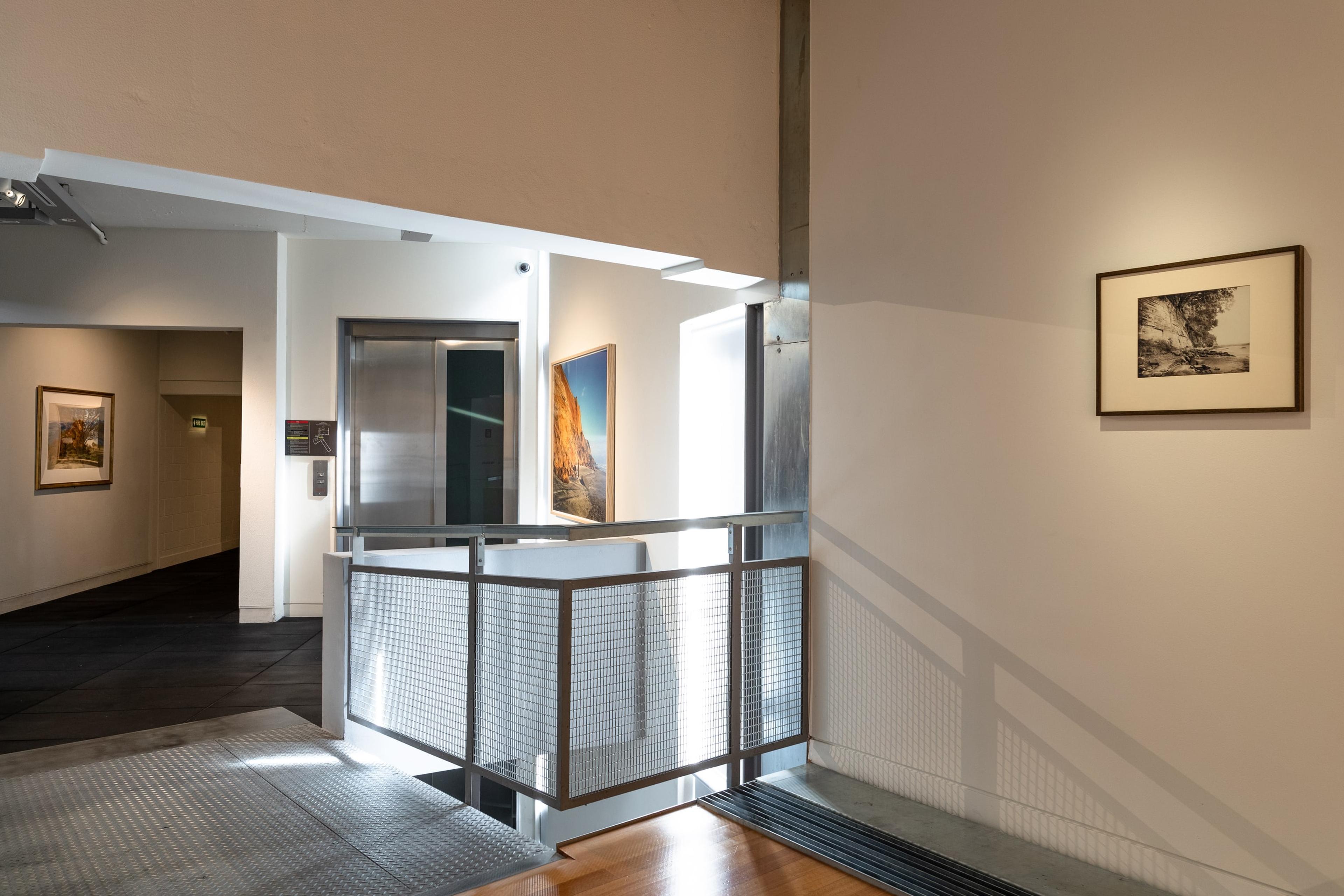 Installation view, Chris Corson-Scott, Landscape Photographs 2013-2018, in Tēnei Ao Tūroa – This Enduring World, Te Pātaka Toi Adam Art Gallery, Te Victoria University Wellington. Photo: Ted Whitaker