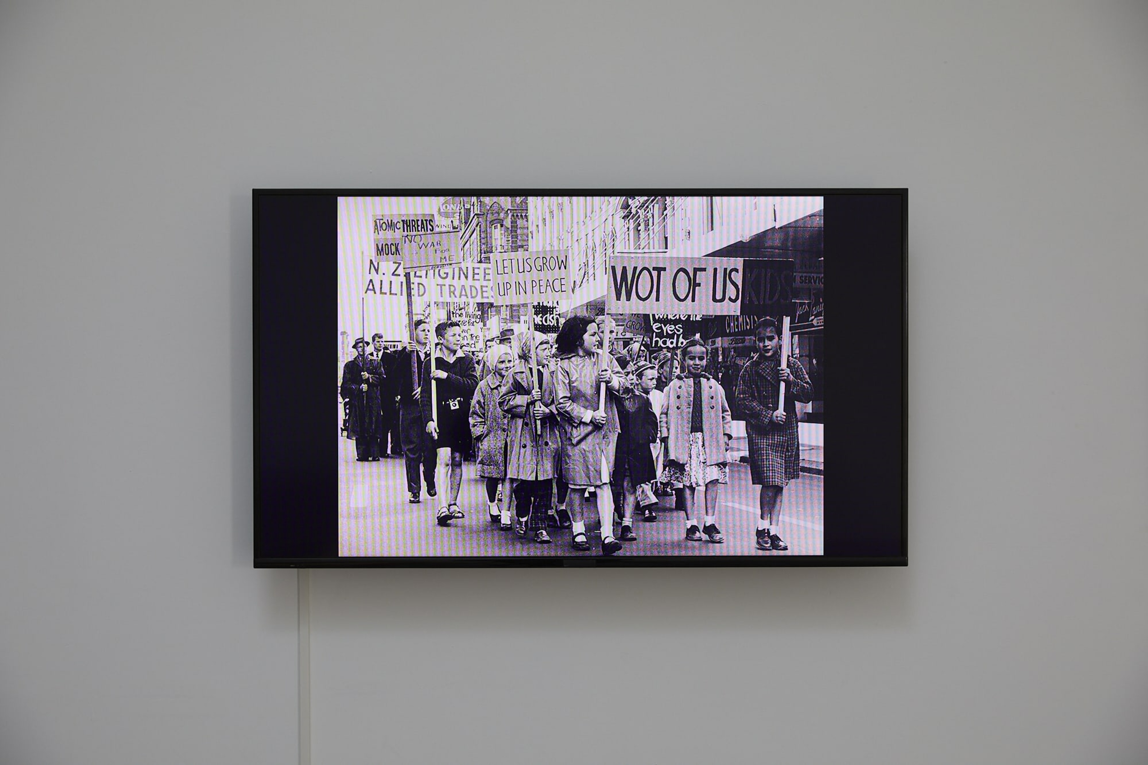 Installation view of 'A Way Through' Colin McCahon's 'Gate III'