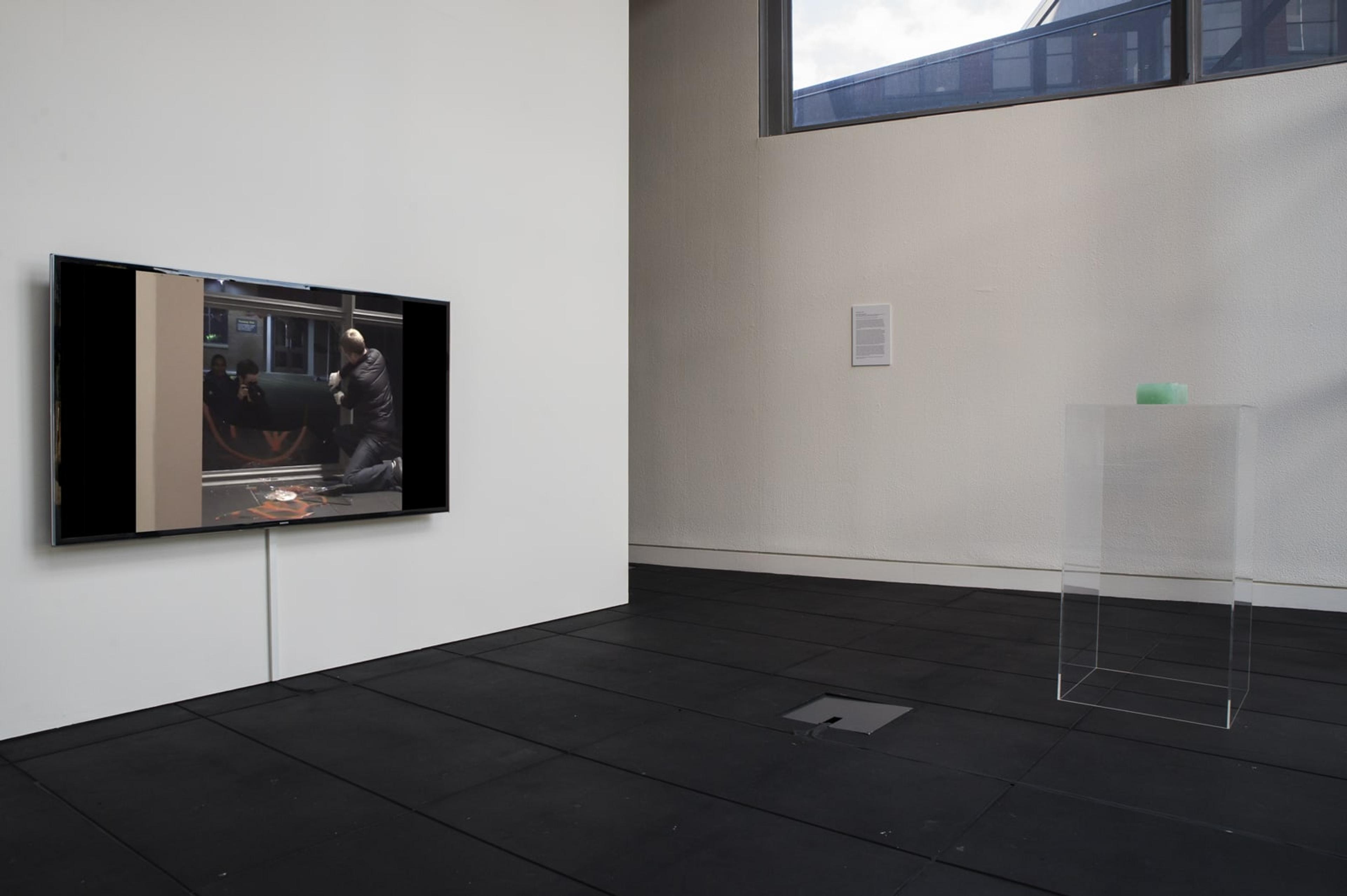 Installation view of Solid State: Works from the Victoria University of Wellington Art Collection, 6 October – 20 December 2018, Adam Art Gallery Te Pātaka Toi.