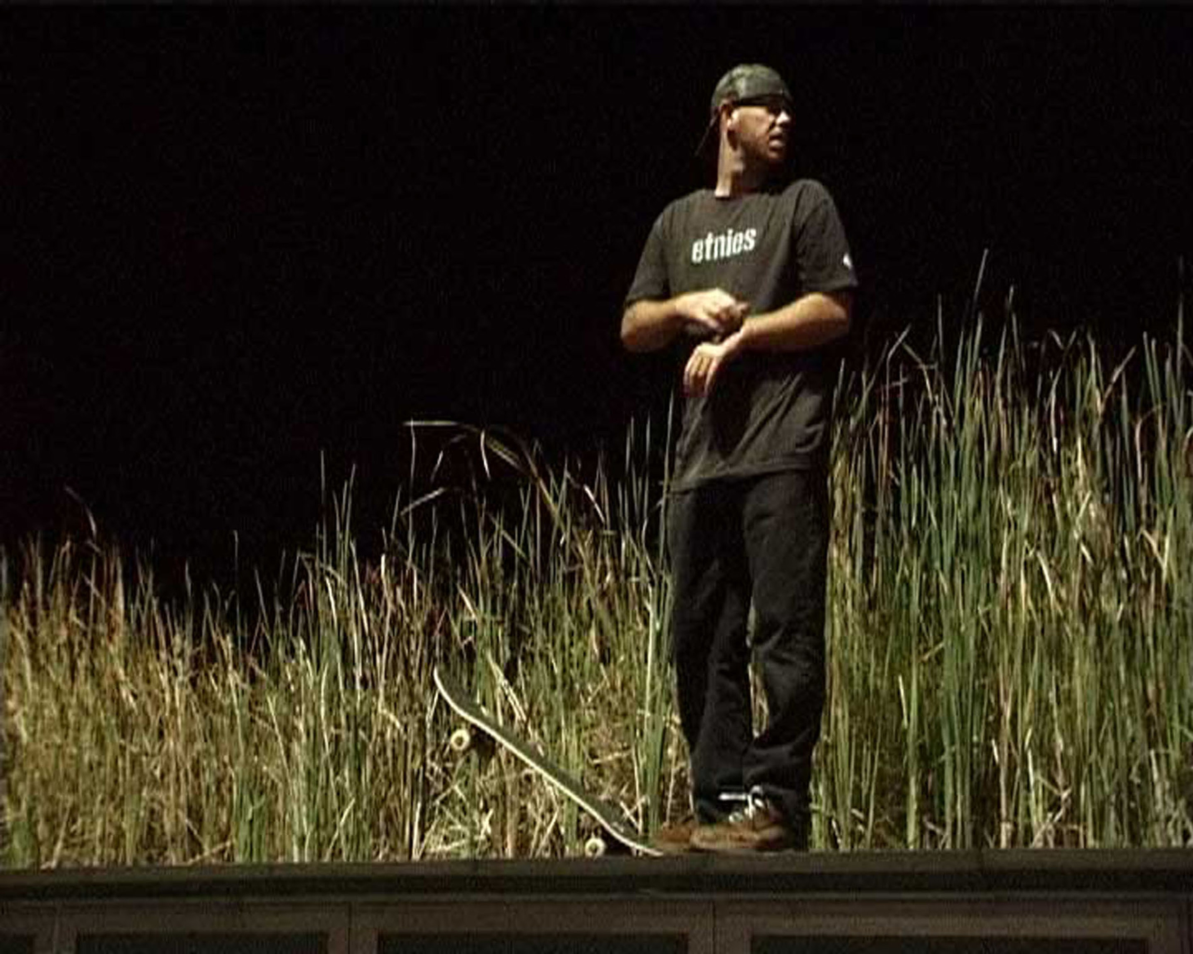 Shaun Gladwell, Loco Tapes, 2004, single channel video. Courtesy of the artist