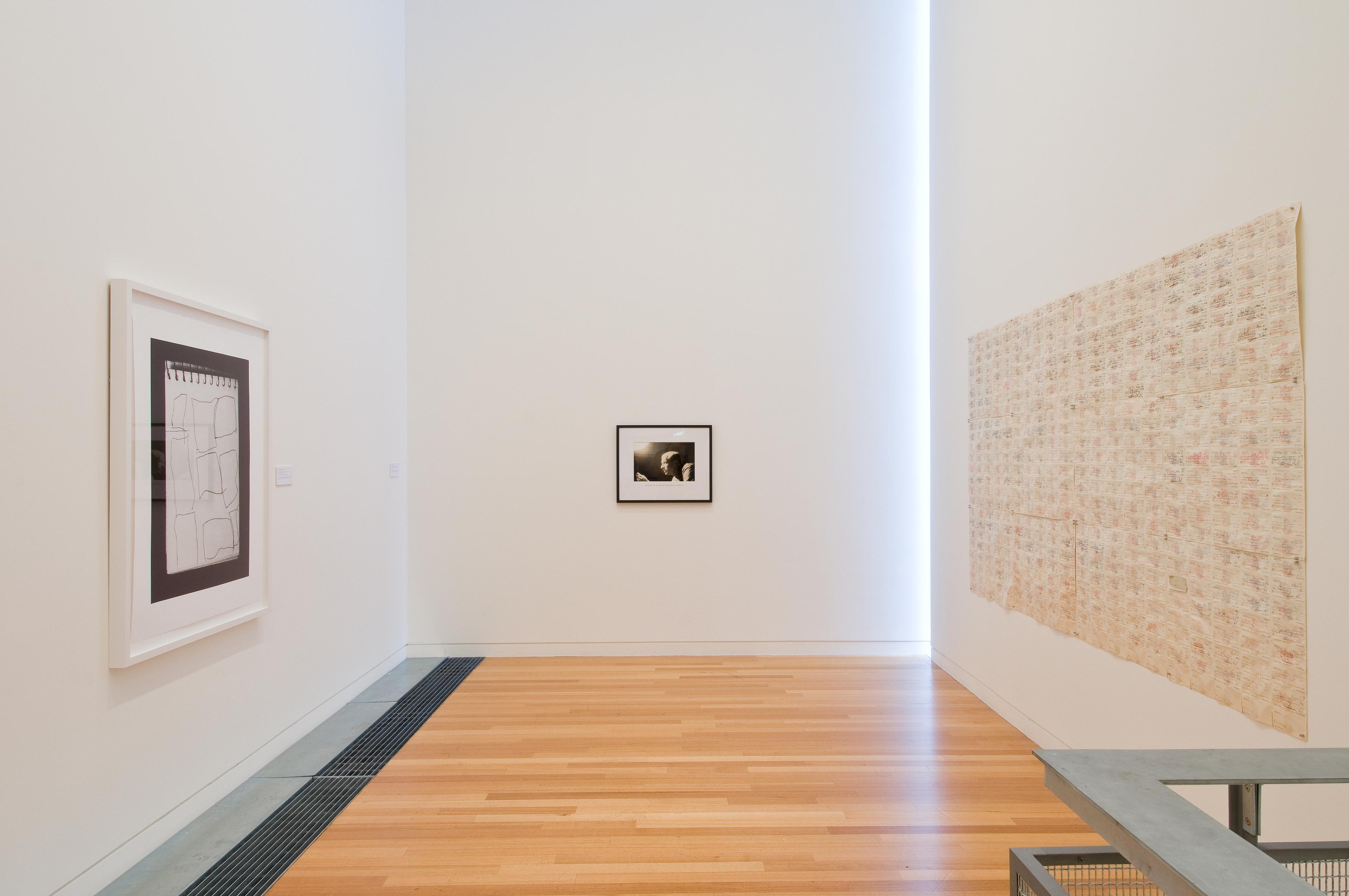 Installation view, Peripheral Relations: Marcel Duchamp and New Zealand Art 1960-2011, Adam Art Gallery Te Pātaka Toi, Victoria University of Wellington, 2012. Photo: Robert Cross