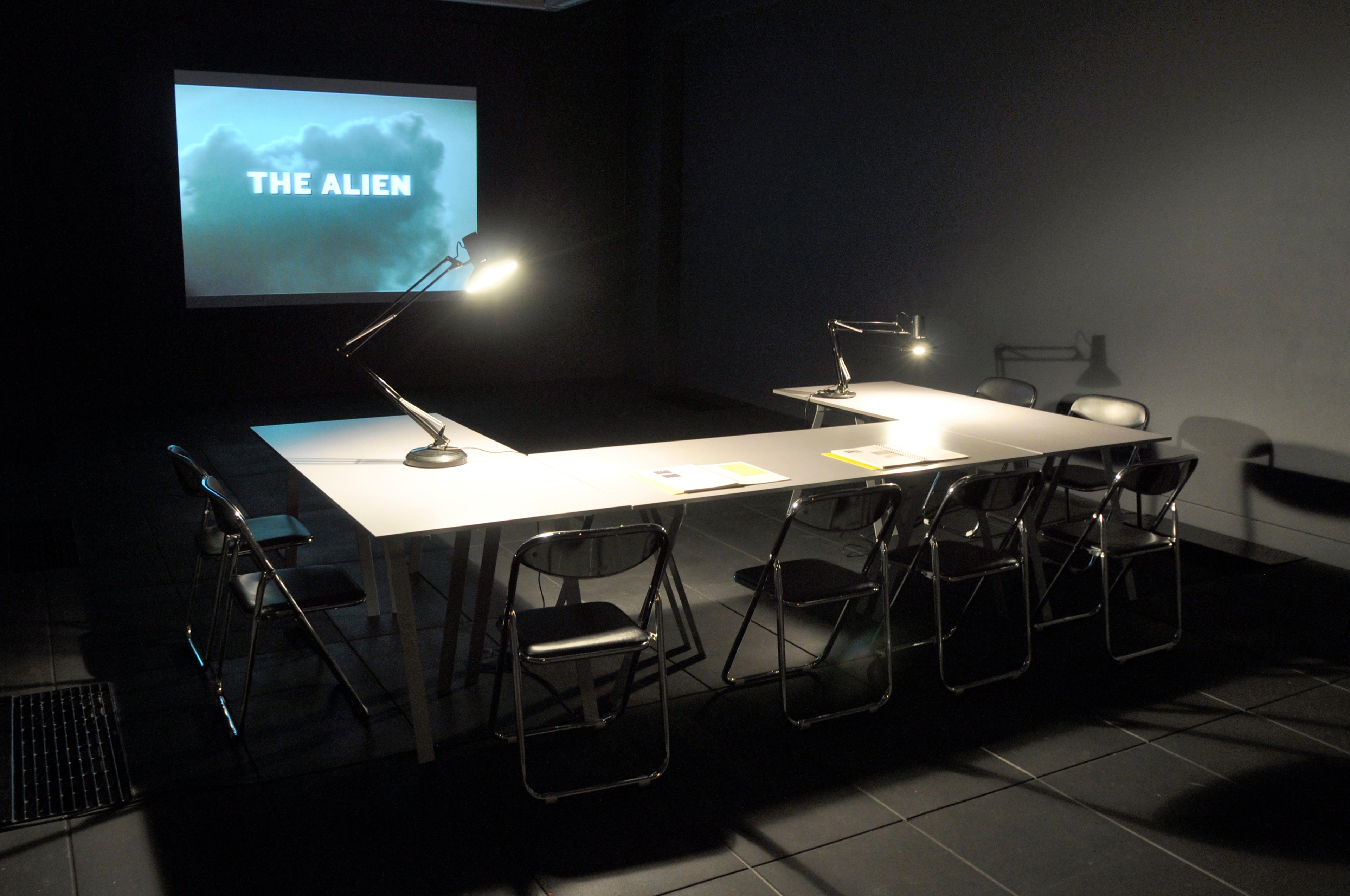 Installation view, The Otolith Group: A Long Time Between Suns, Adam Art Gallery Te Pātaka Toi, Victoria University of Wellington, 2010. Photo: Michael Salmon