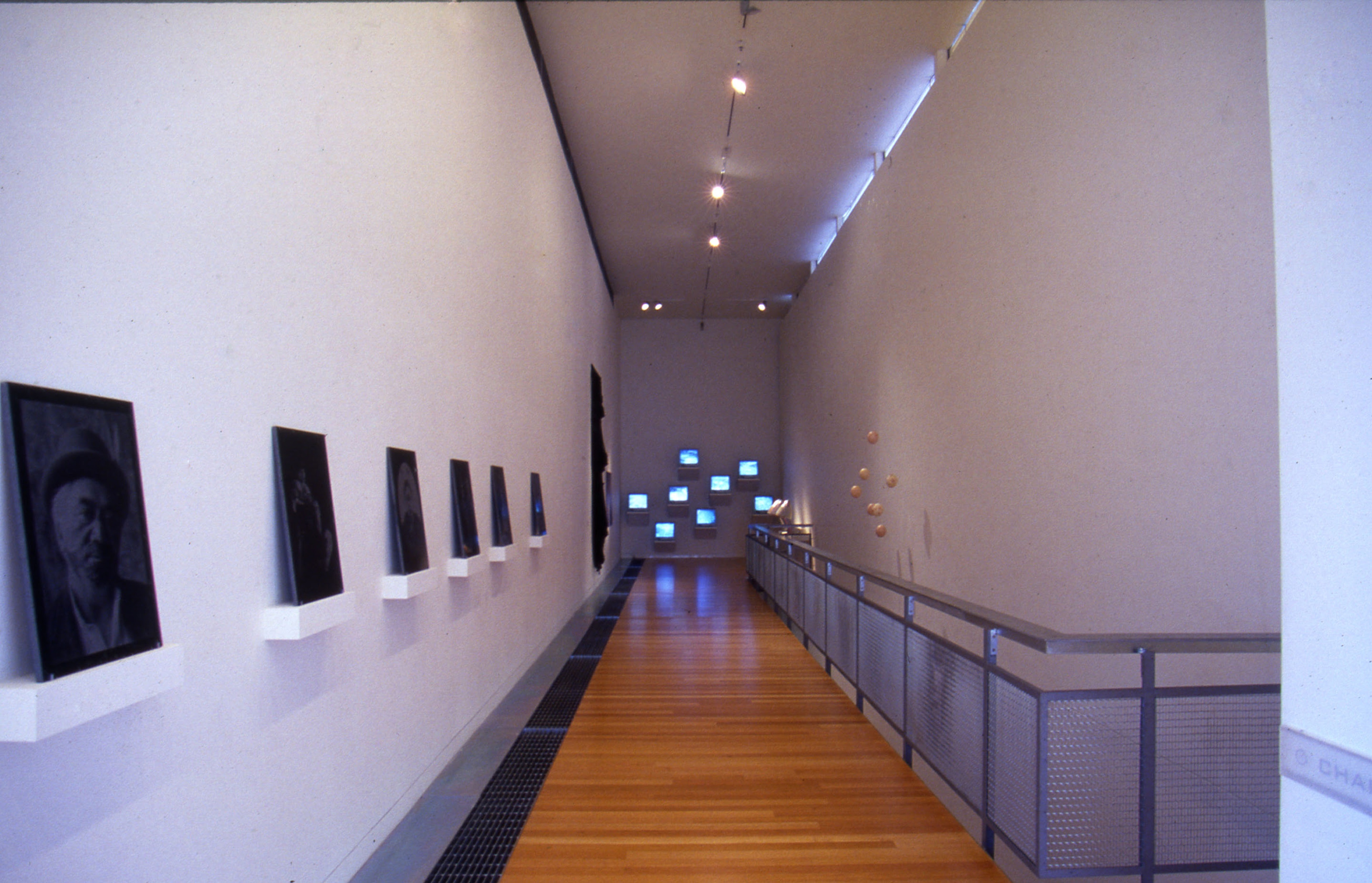 Installation view, Lisa Reihana: New Works, Adam Art Gallery Te Pātaka Toi, Victoria University of Wellington, 2005
