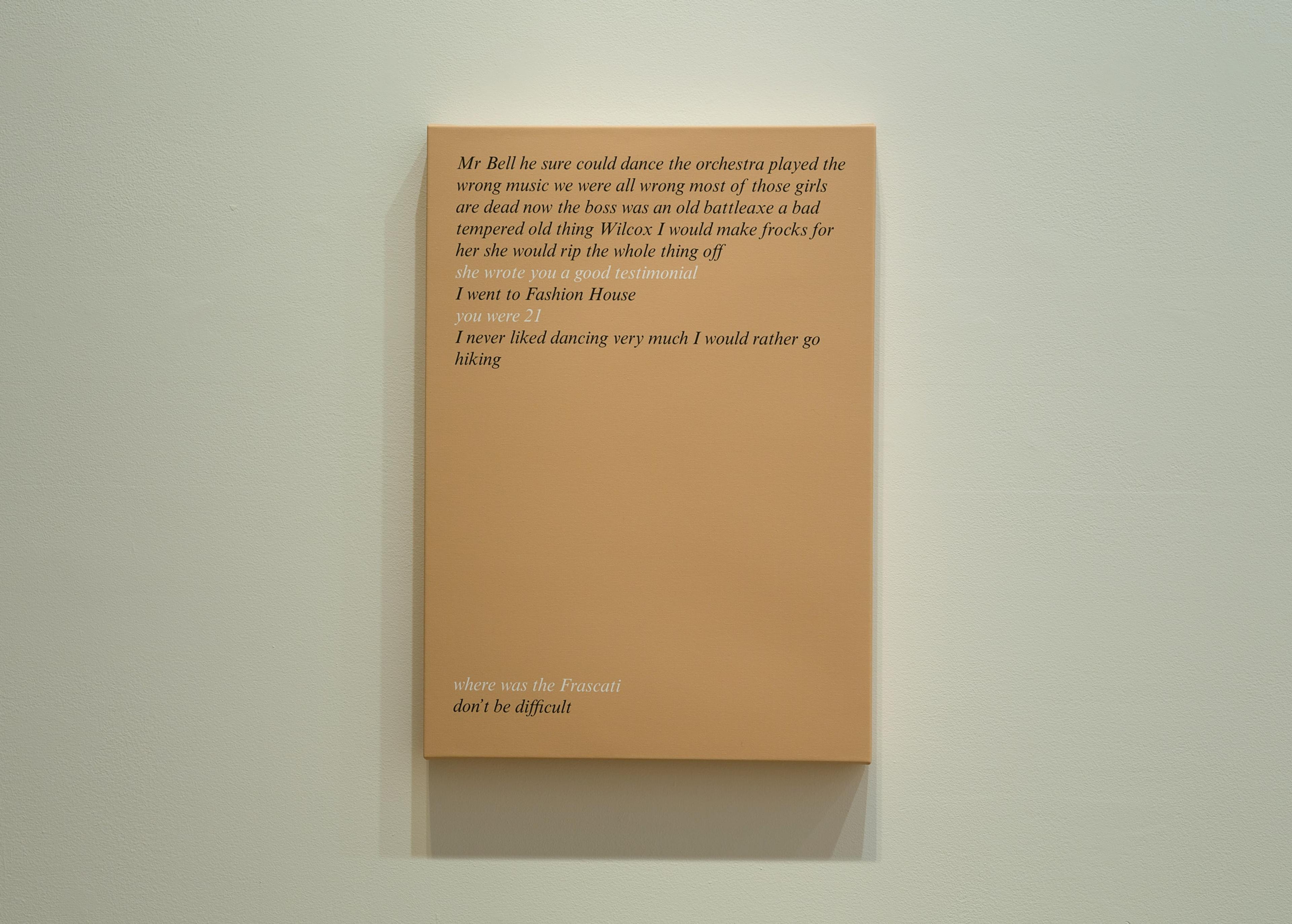 Paul Johns, Mum (2013) at the Adam Art Gallery. Mixed media installation. Photo: Shaun Waugh.