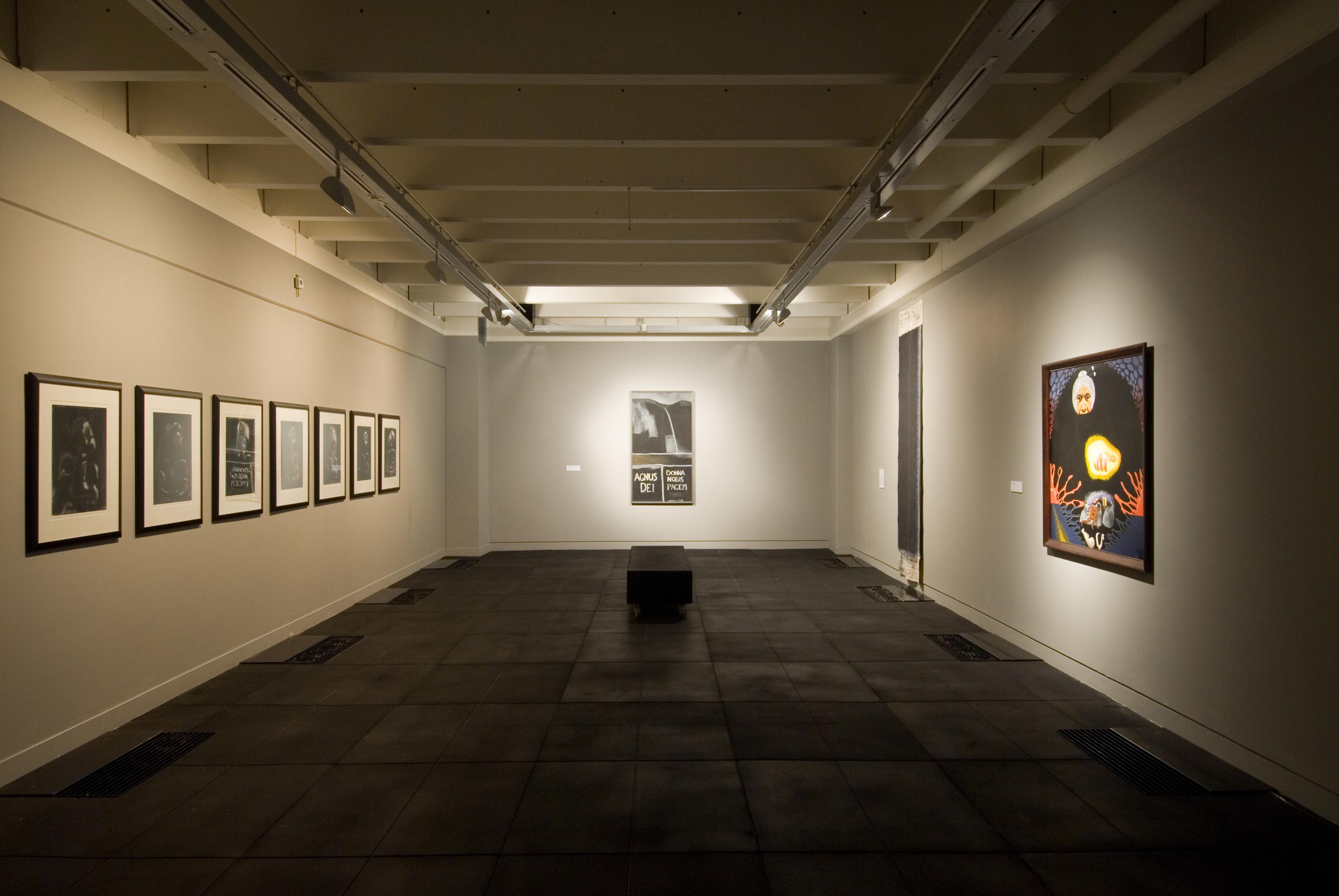Installation view, In View: Works From the VUW Art Collection, Adam Art Gallery Te Pātaka Toi, Victoria University of Wellington, 2006