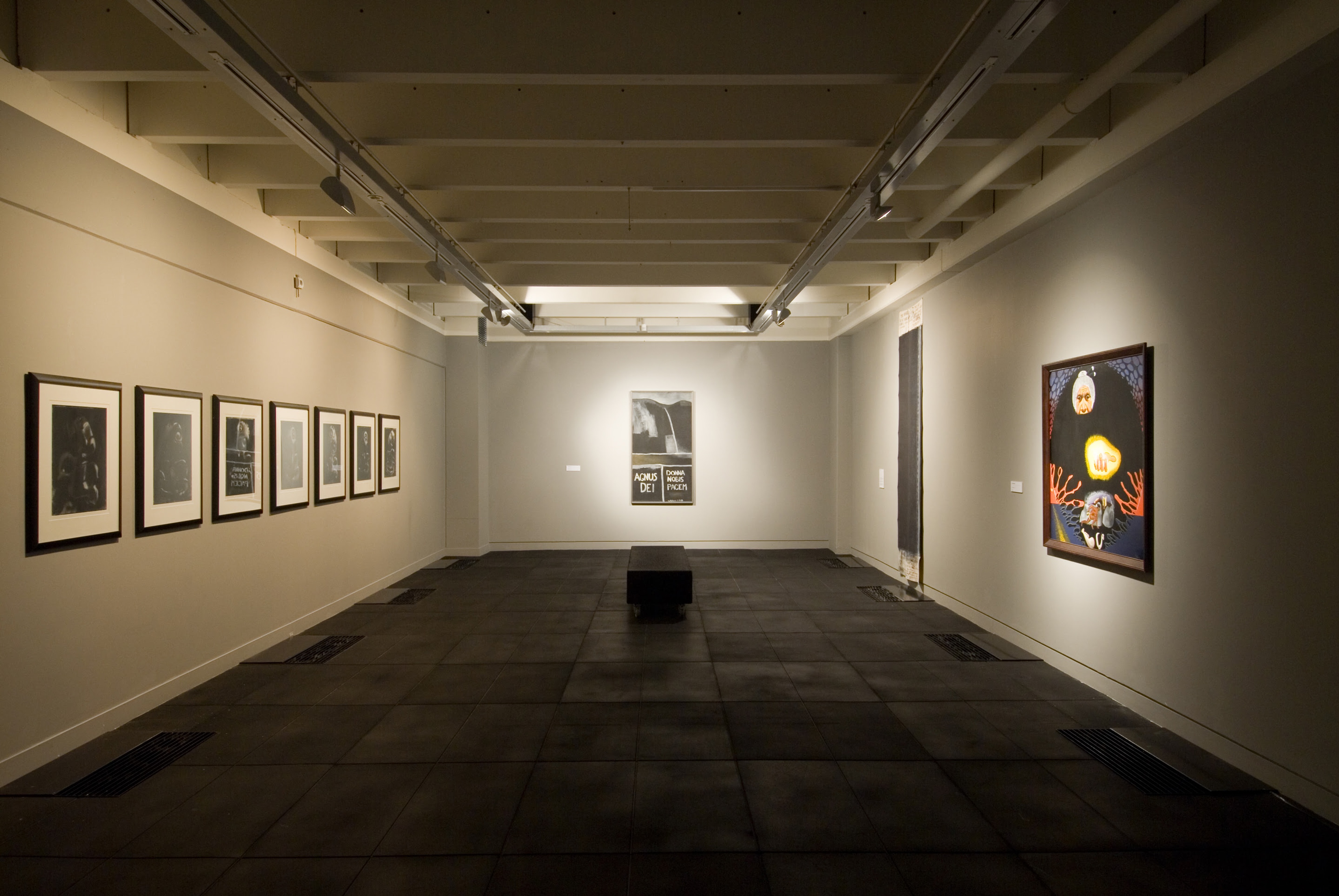 Installation view, In View: Works From the VUW Art Collection, Adam Art Gallery Te Pātaka Toi, Victoria University of Wellington, 2006