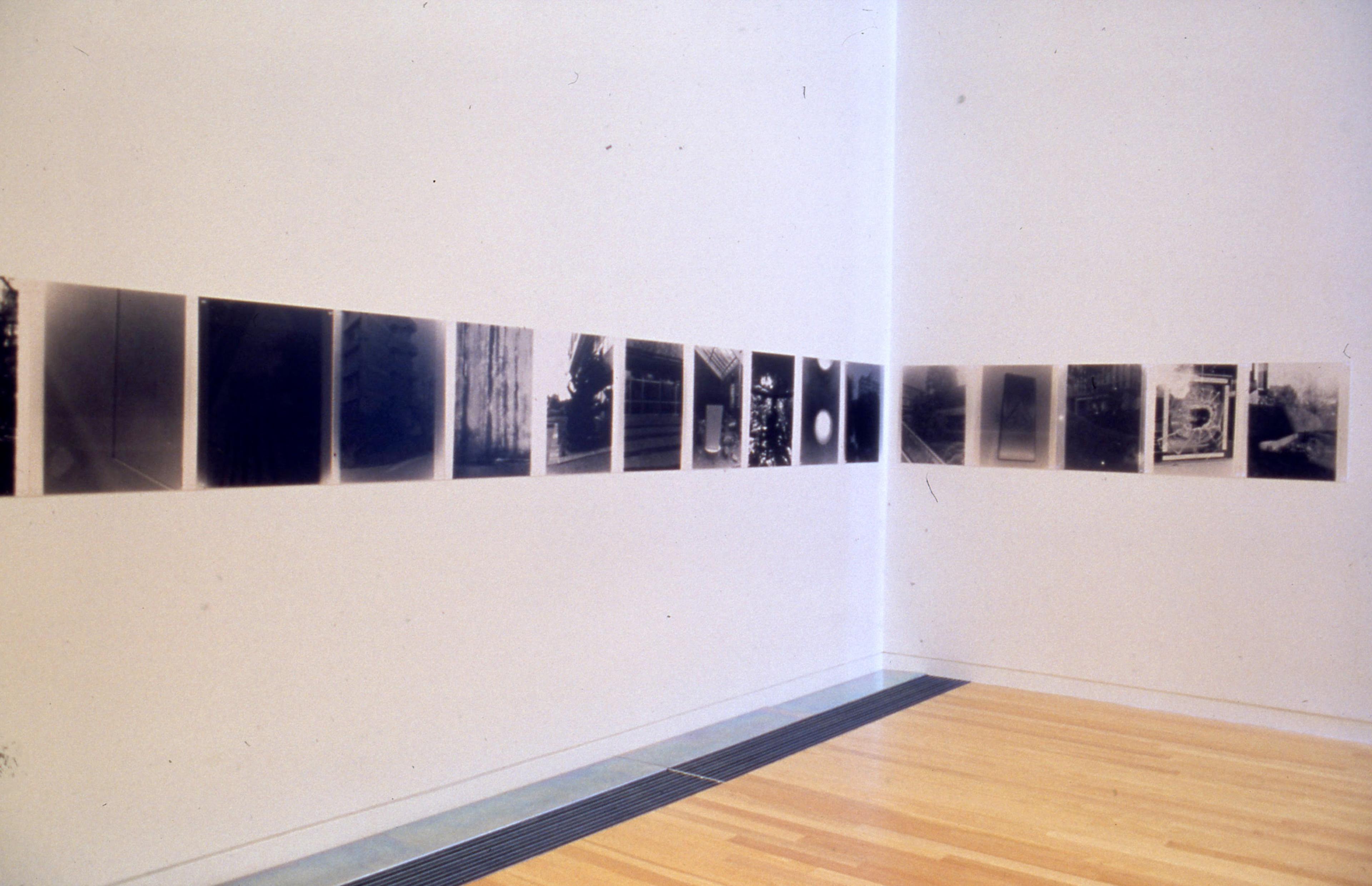 Installation view, Gavin Hipkins:The Habitat, Adam Art Gallery Te Pātaka Toi, Victoria University of Wellington, 2000