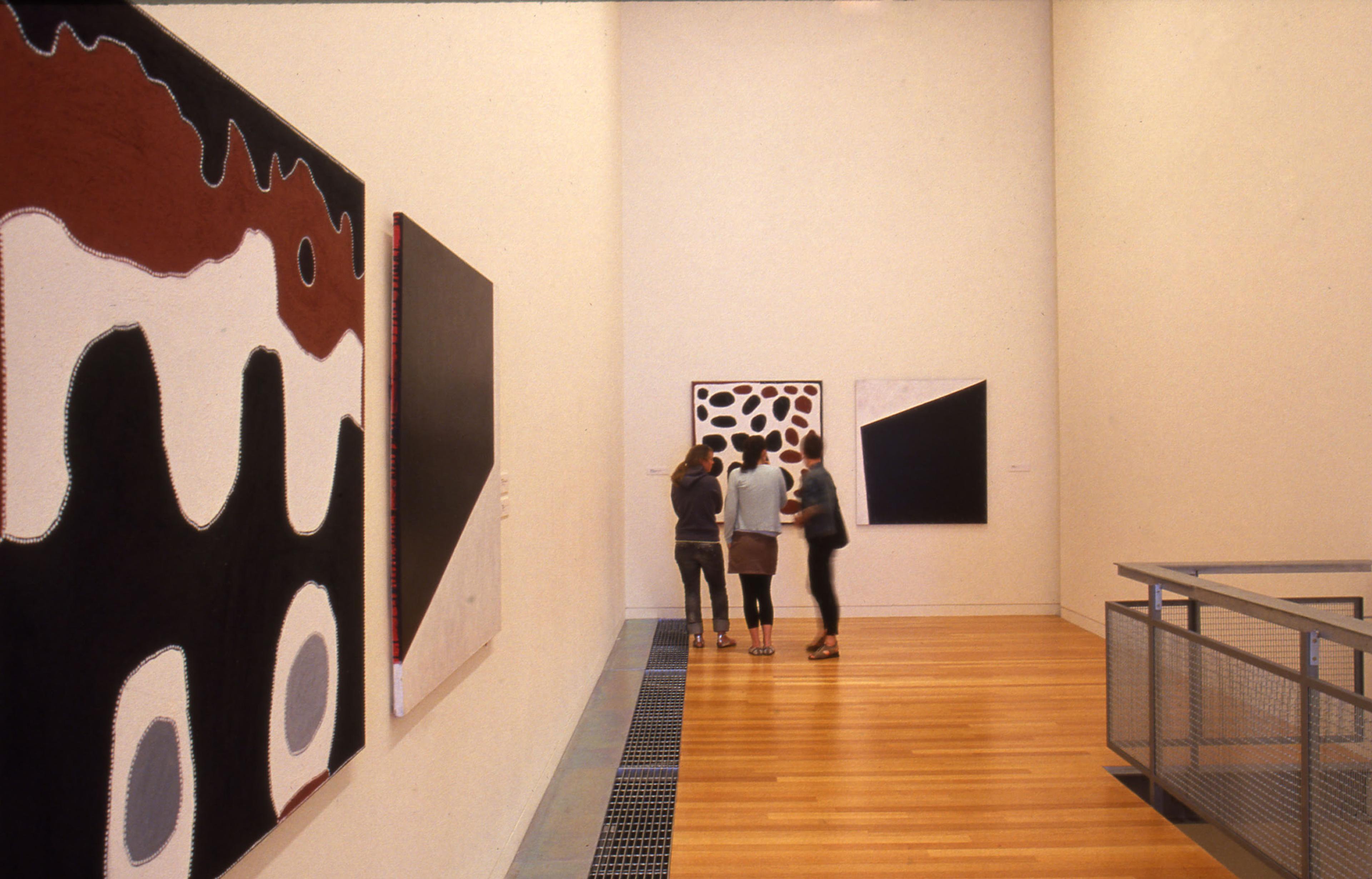 Installation view, Two Laws: One Big Spirit, Adam Art Gallery Te Pātaka Toi, Victoria University of Wellington, 2004