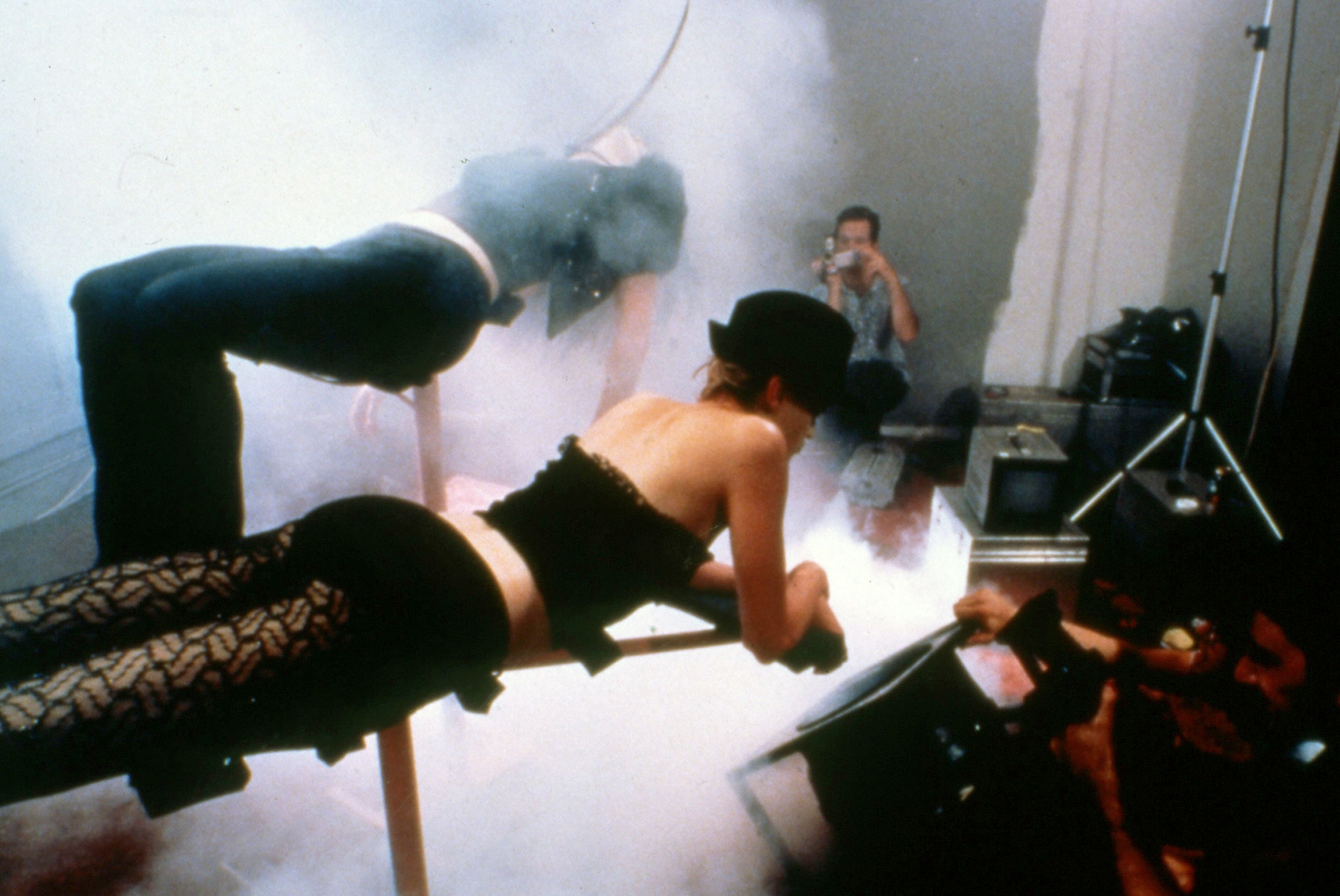 Eliza Hutchison, still from Bohemian Powder Puff, 2000, VHS video, 3 c-type prints. Courtesy of the artist