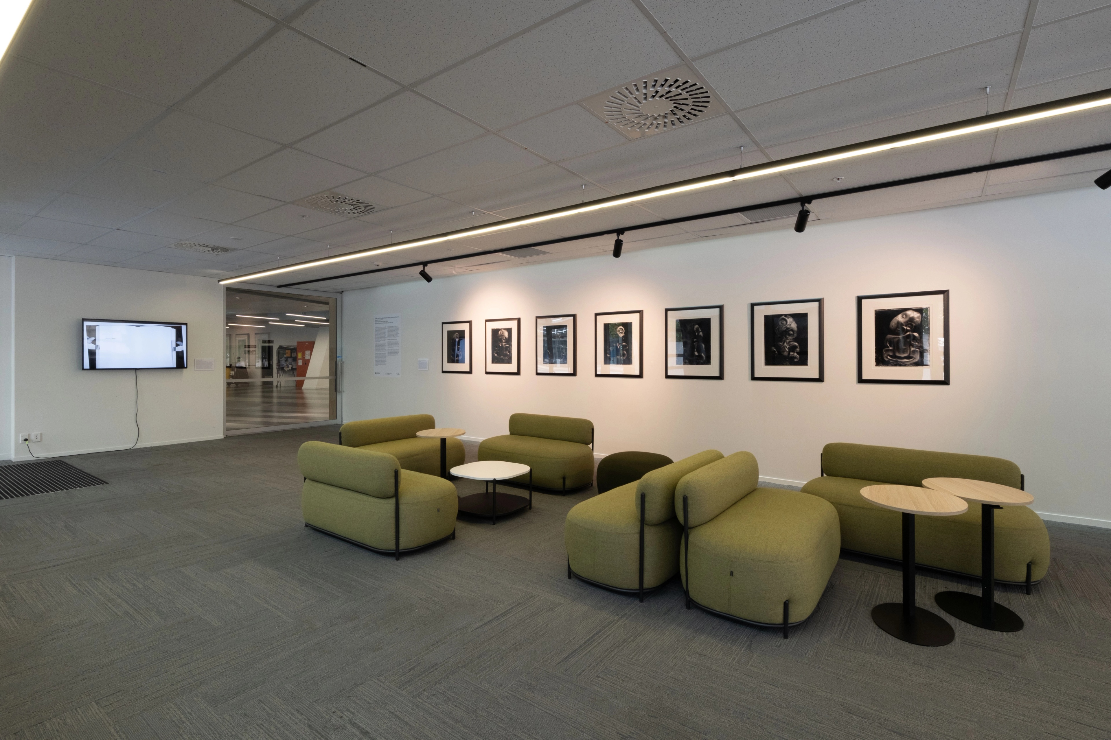 Installation view, Every word, thought, object, mineral, place and person